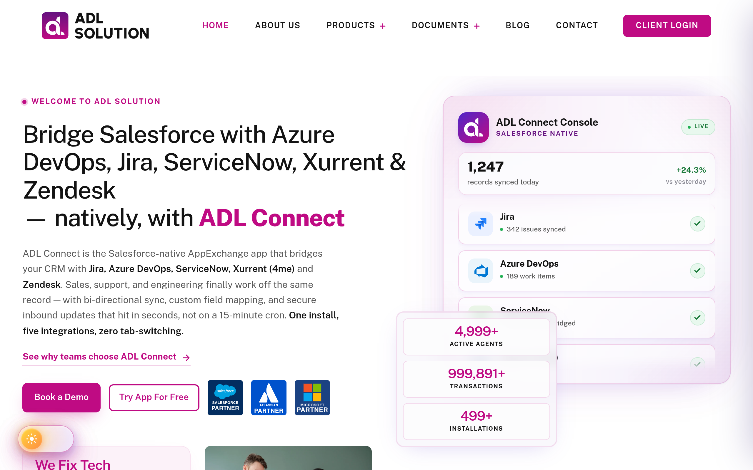 ADL Solution screenshot, image 1