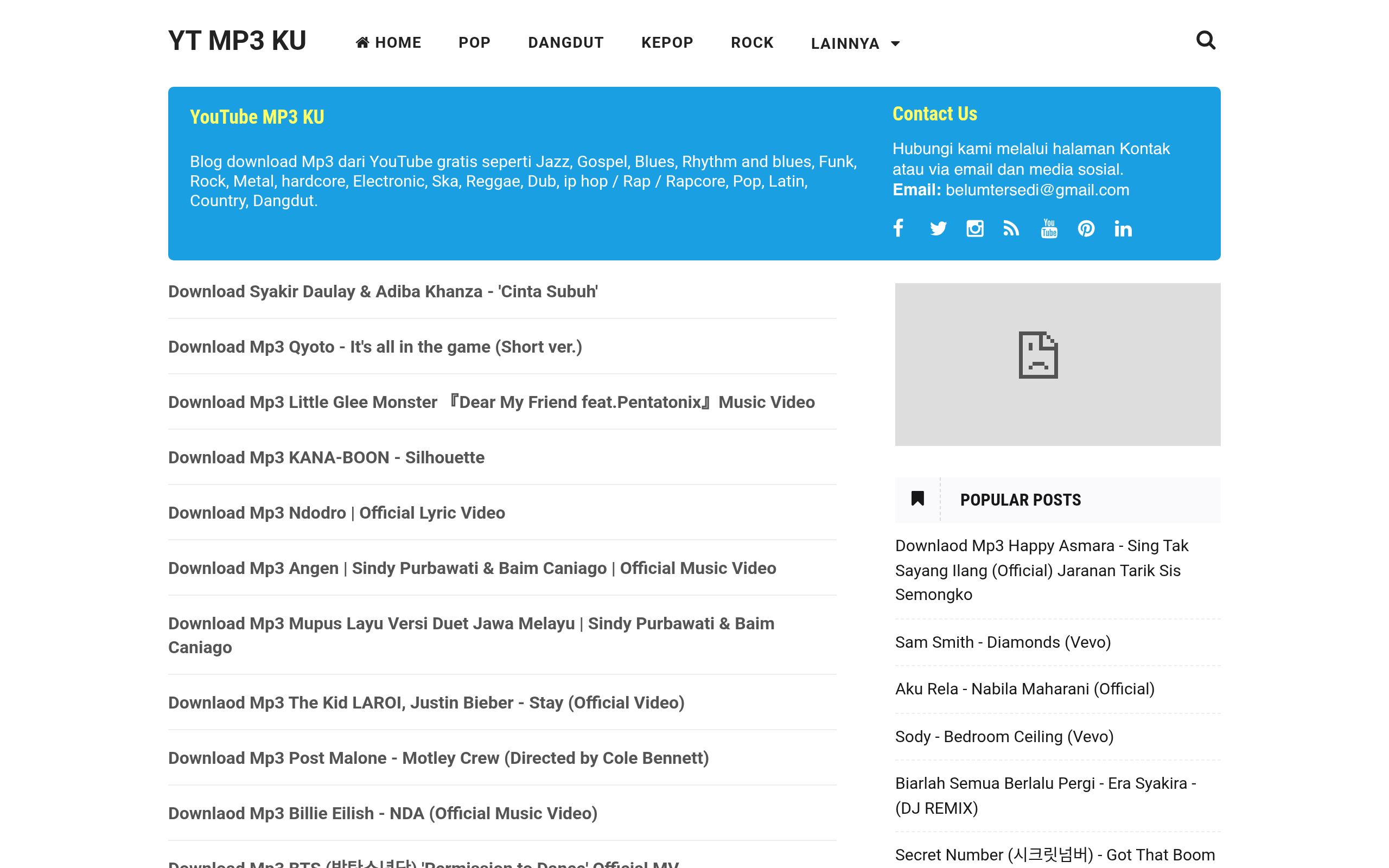 Screenshot of ytmp3ku.blogspot.com