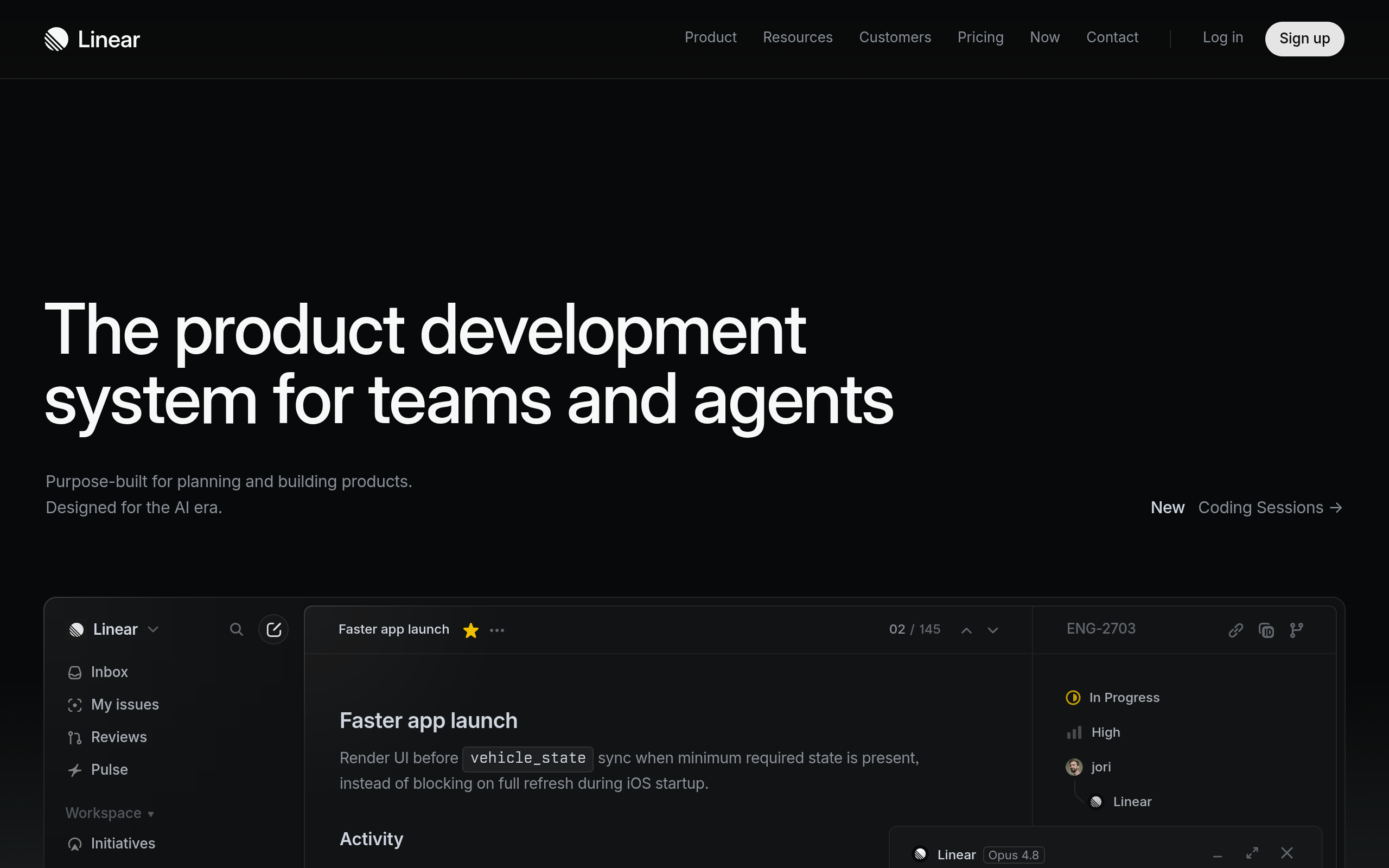 Linear screenshot – image 1