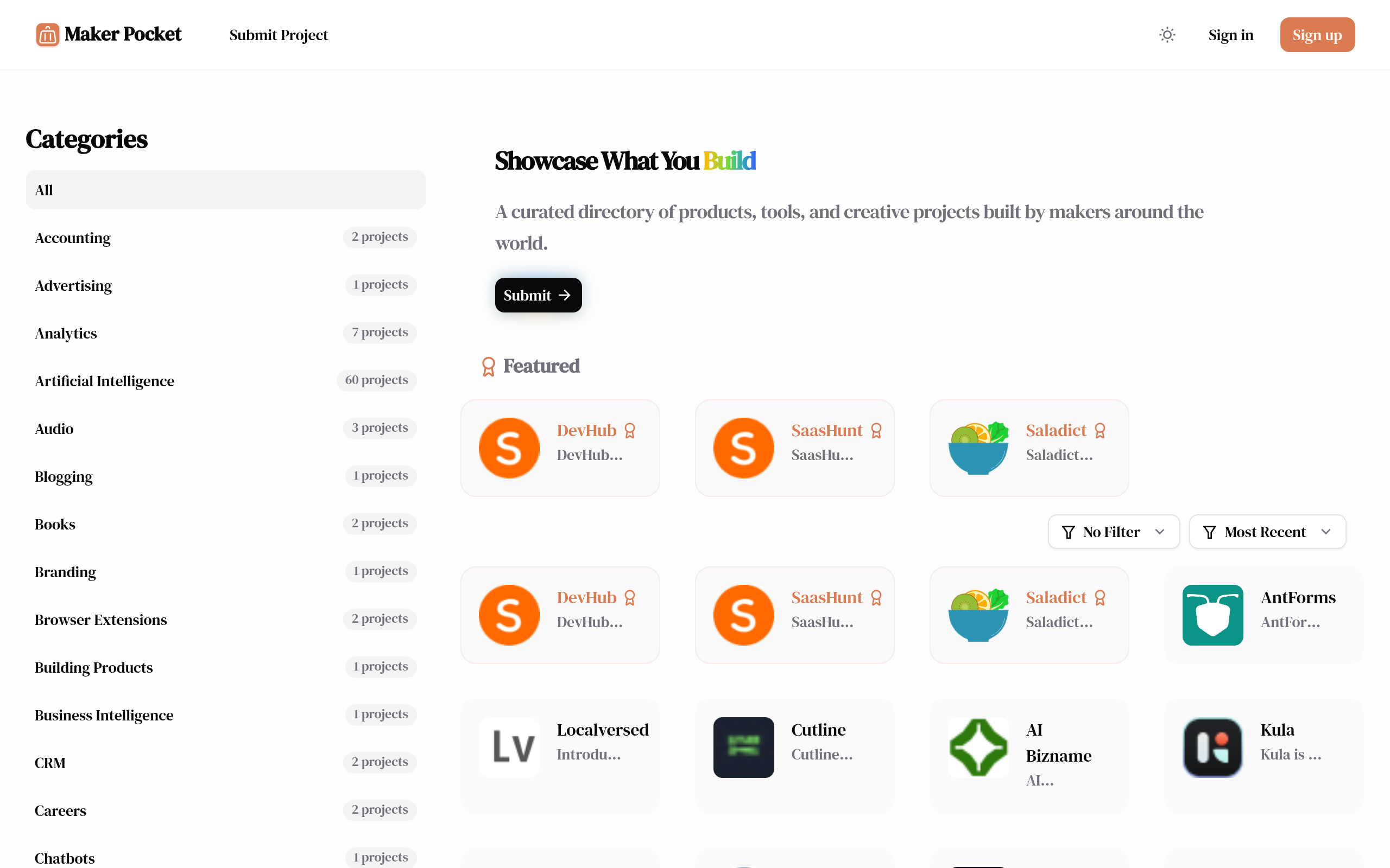 Maker Pocket screenshot, image 1