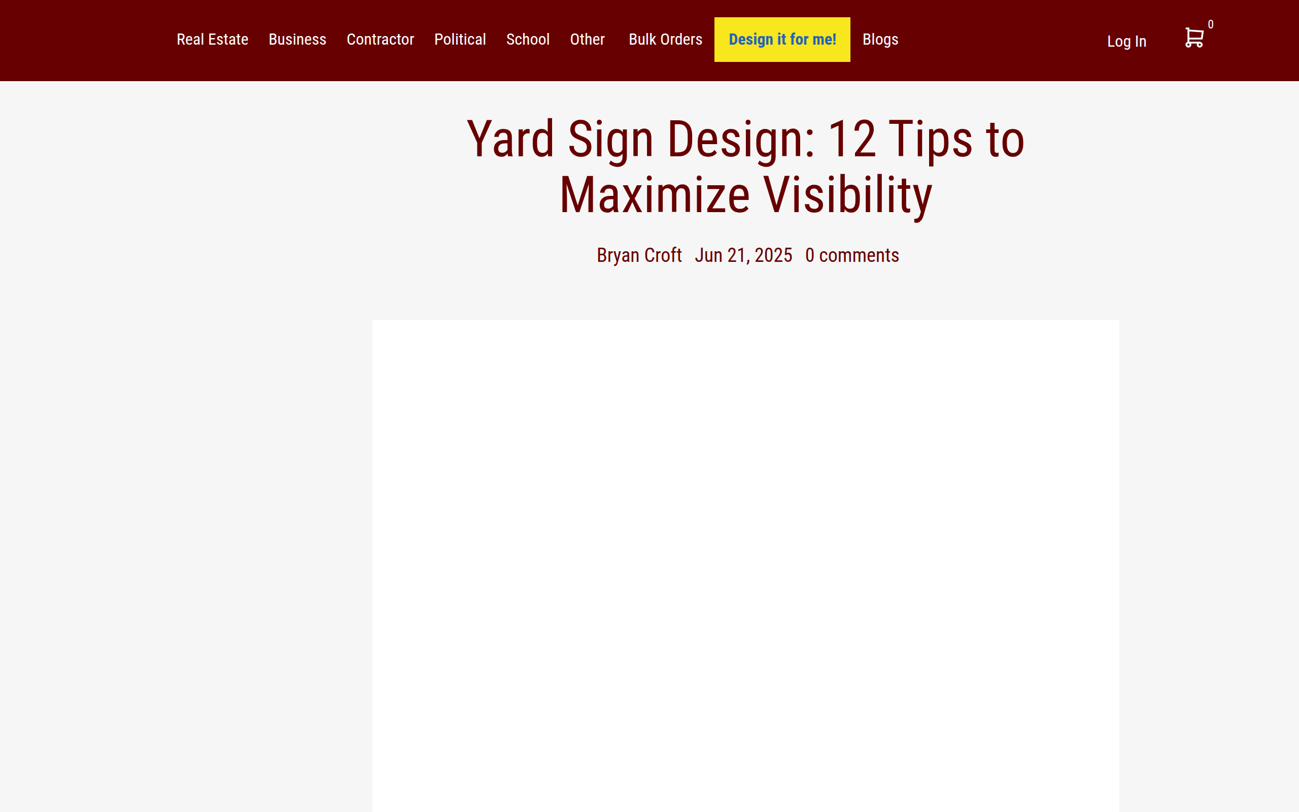 Include a Clear Call to Action Screenshot