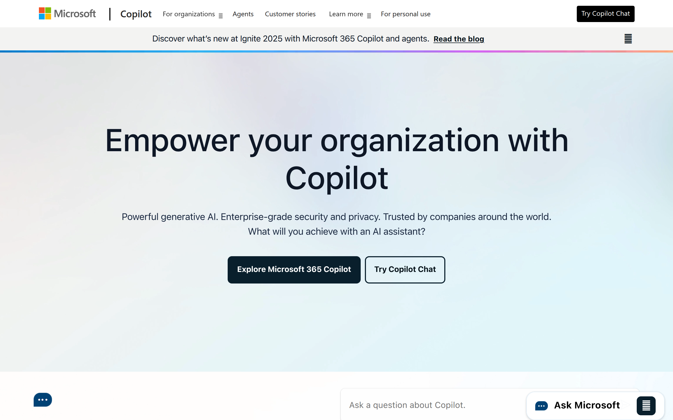 Microsoft Copilot screenshot