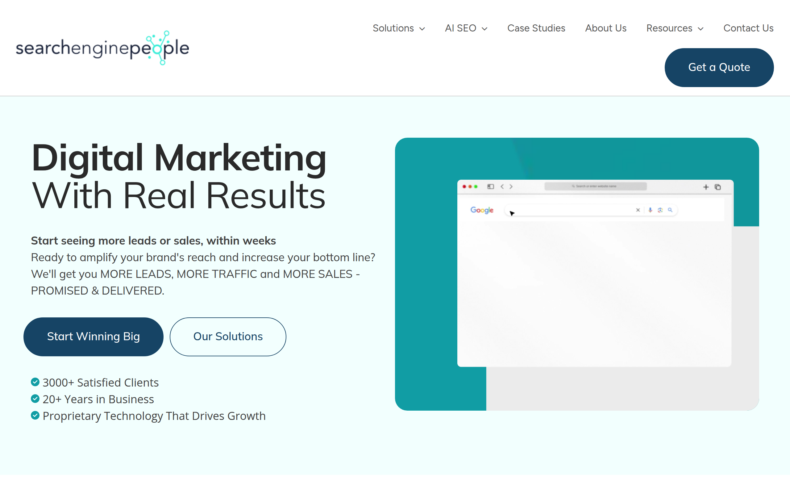 Search Engine People Screenshot