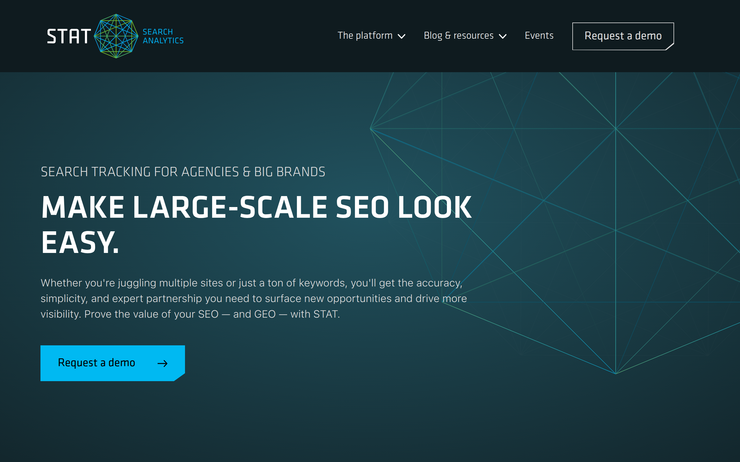 STAT Search Analytics (Moz) Screenshot