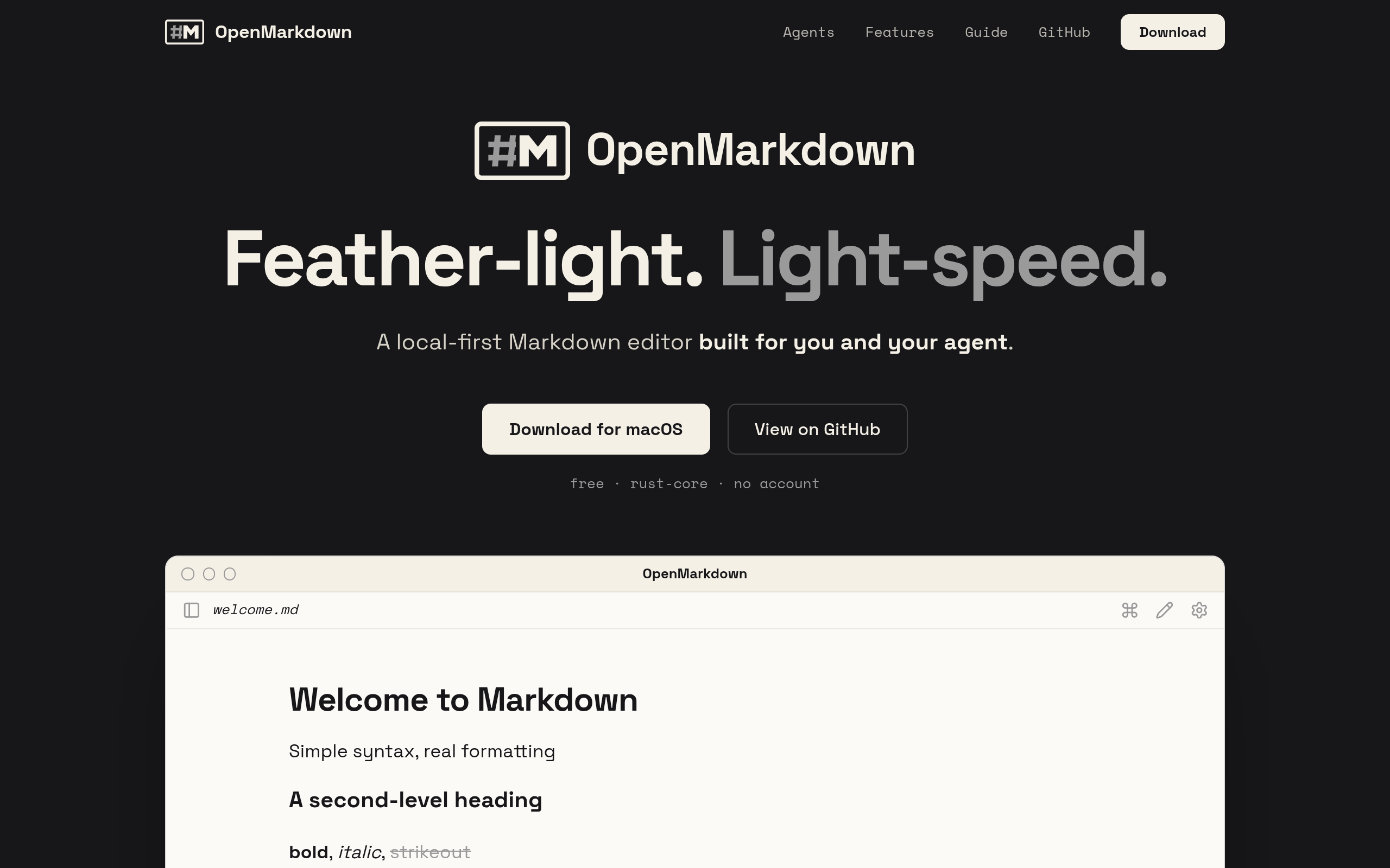 OpenMarkdown screenshot – image 1