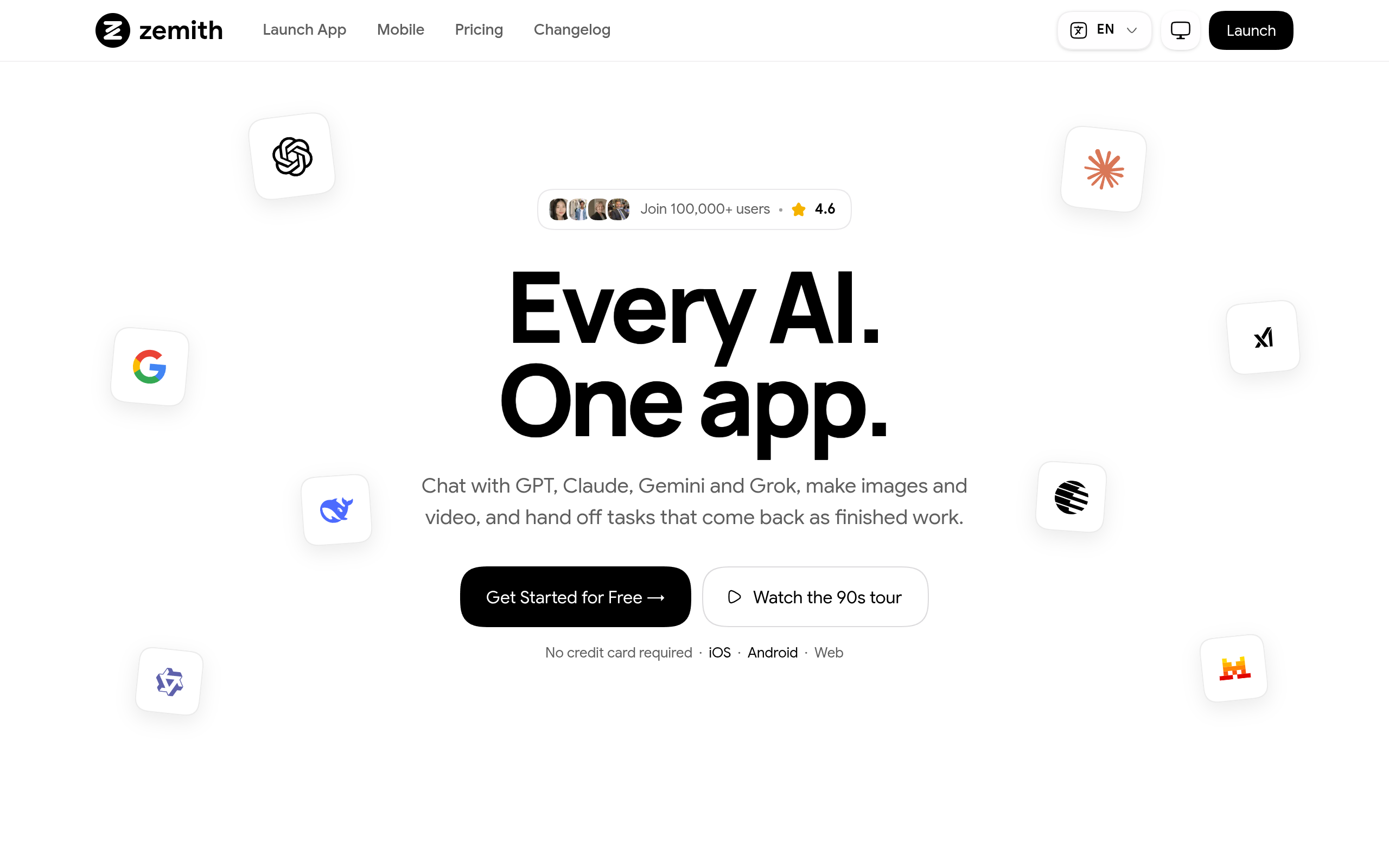 All in One AI App | Zemith.com screenshot, image 1