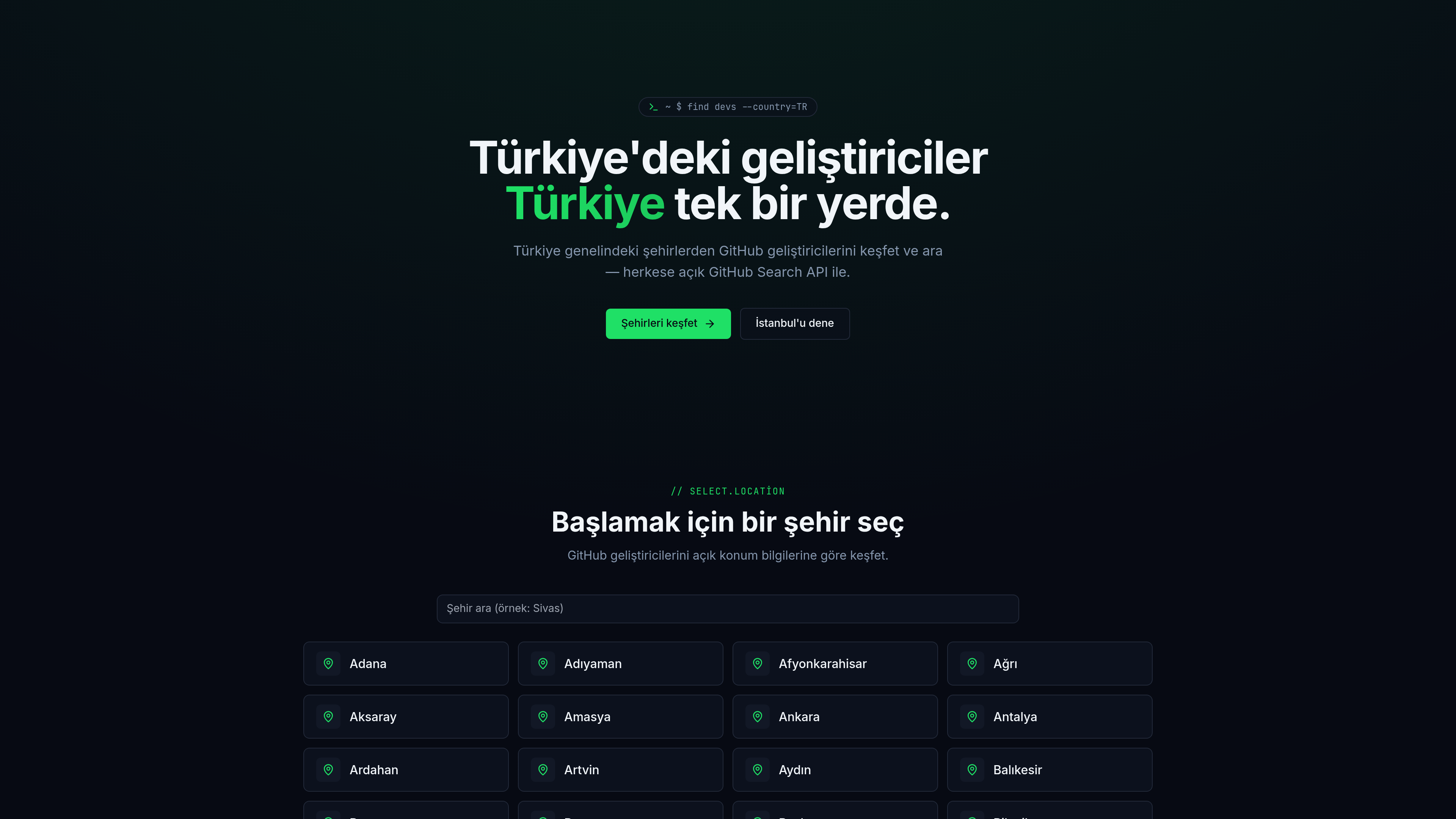 Turkish Developers Portal