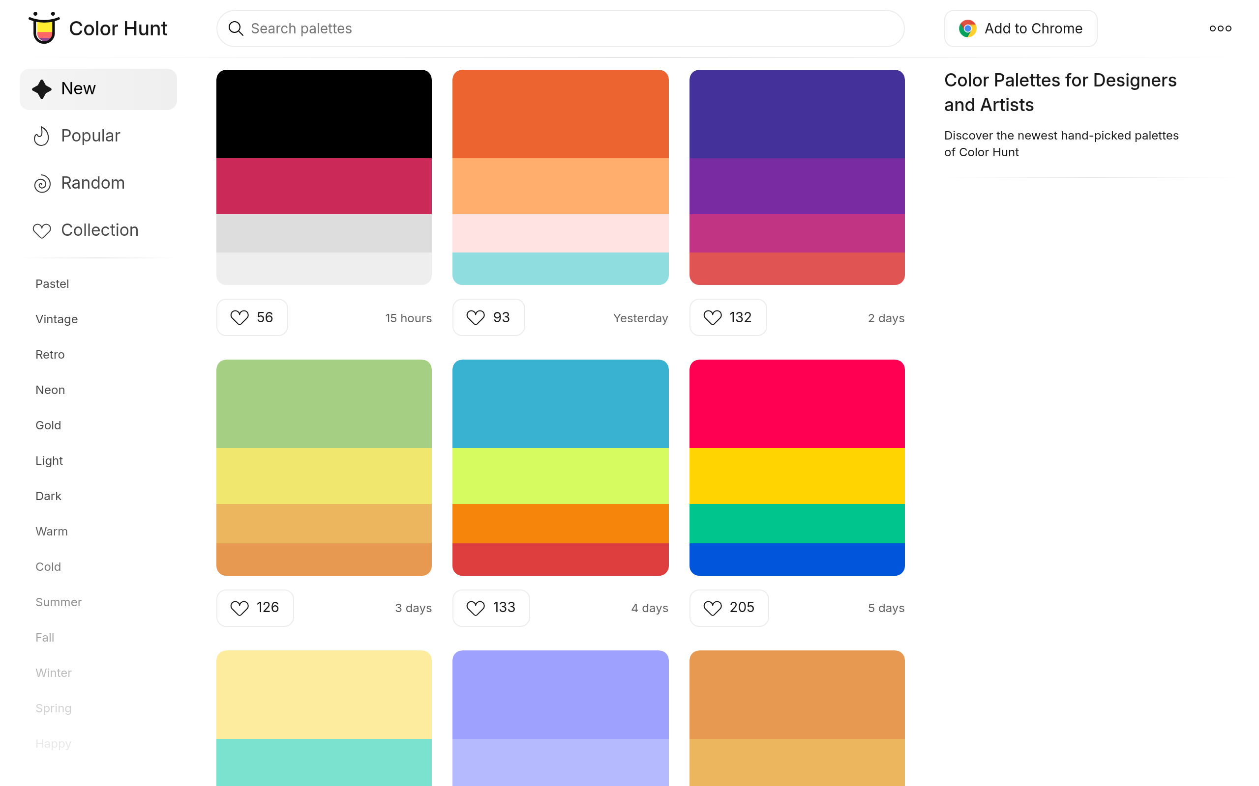 Color Hunt 产品截图