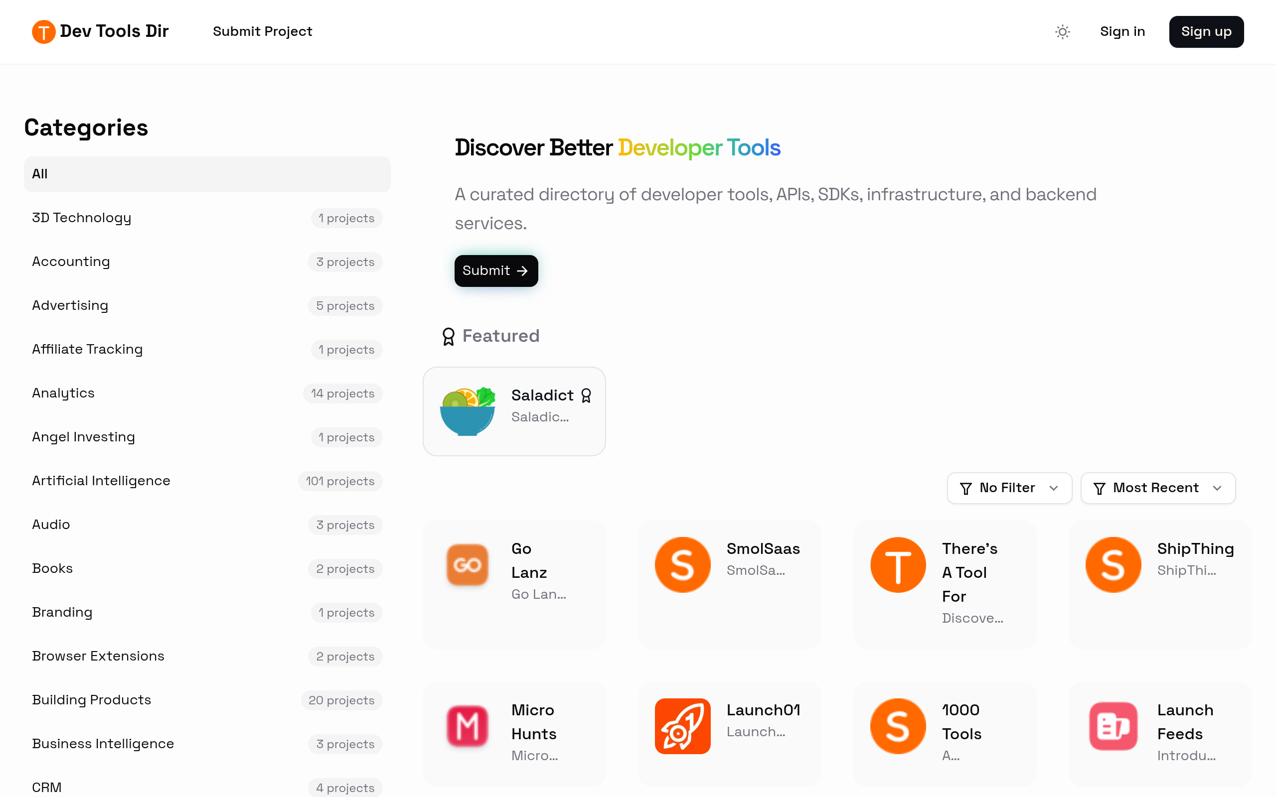 Dev Tools Dir screenshot, image 1