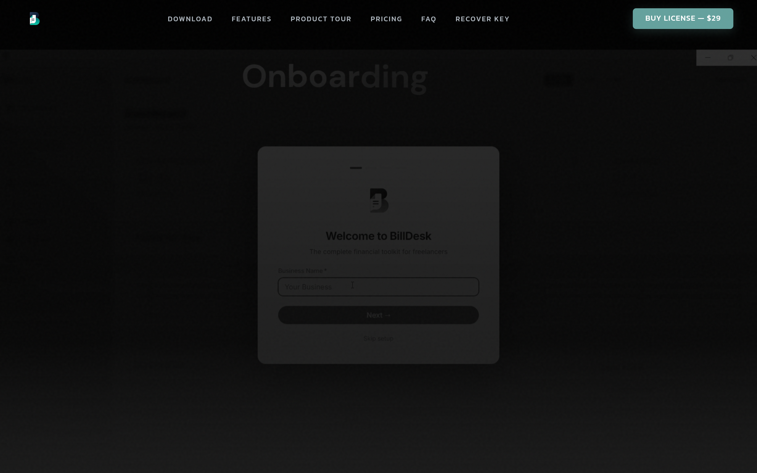 BillDesk screenshot – image 1