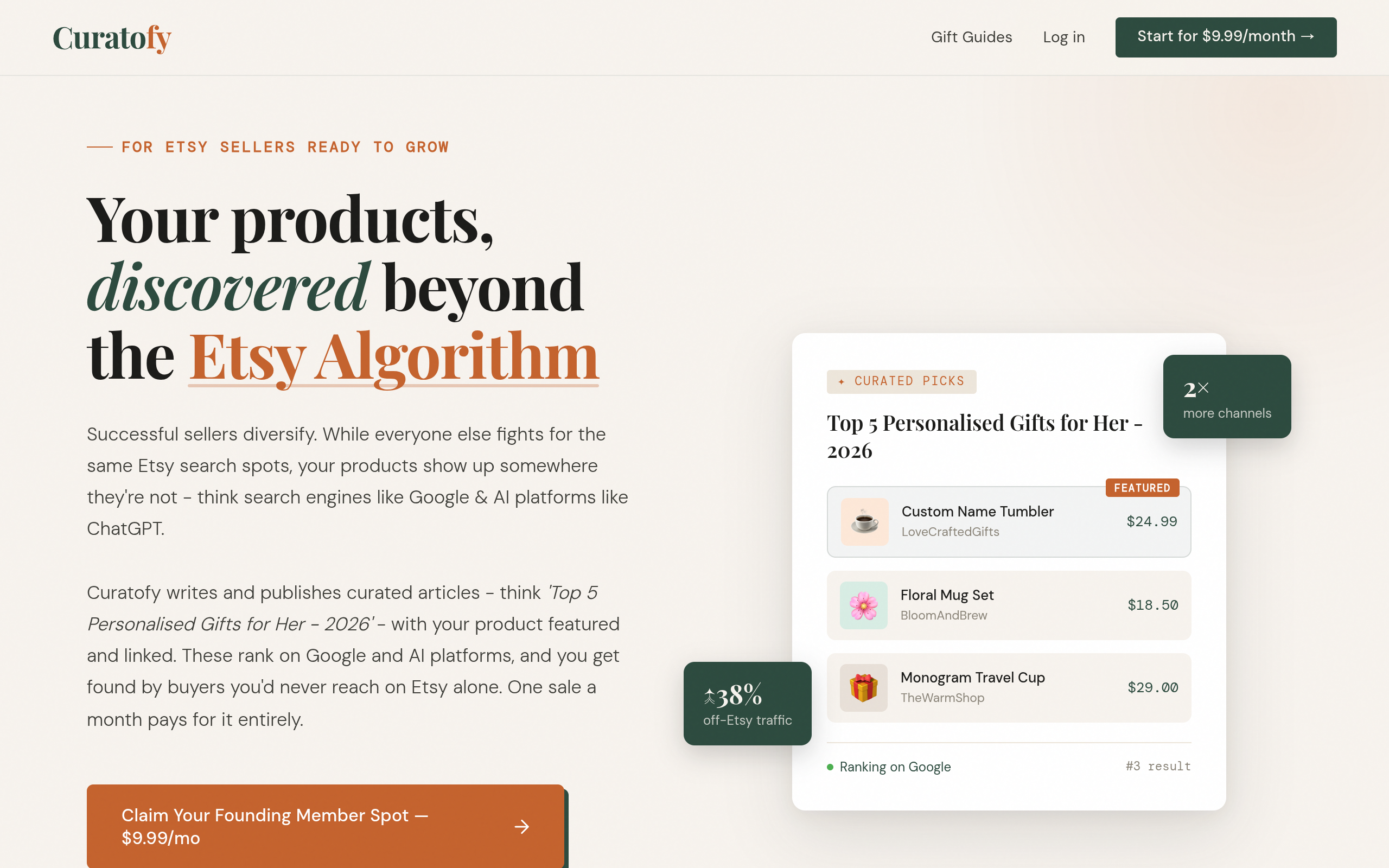 Curatofy screenshot – image 1
