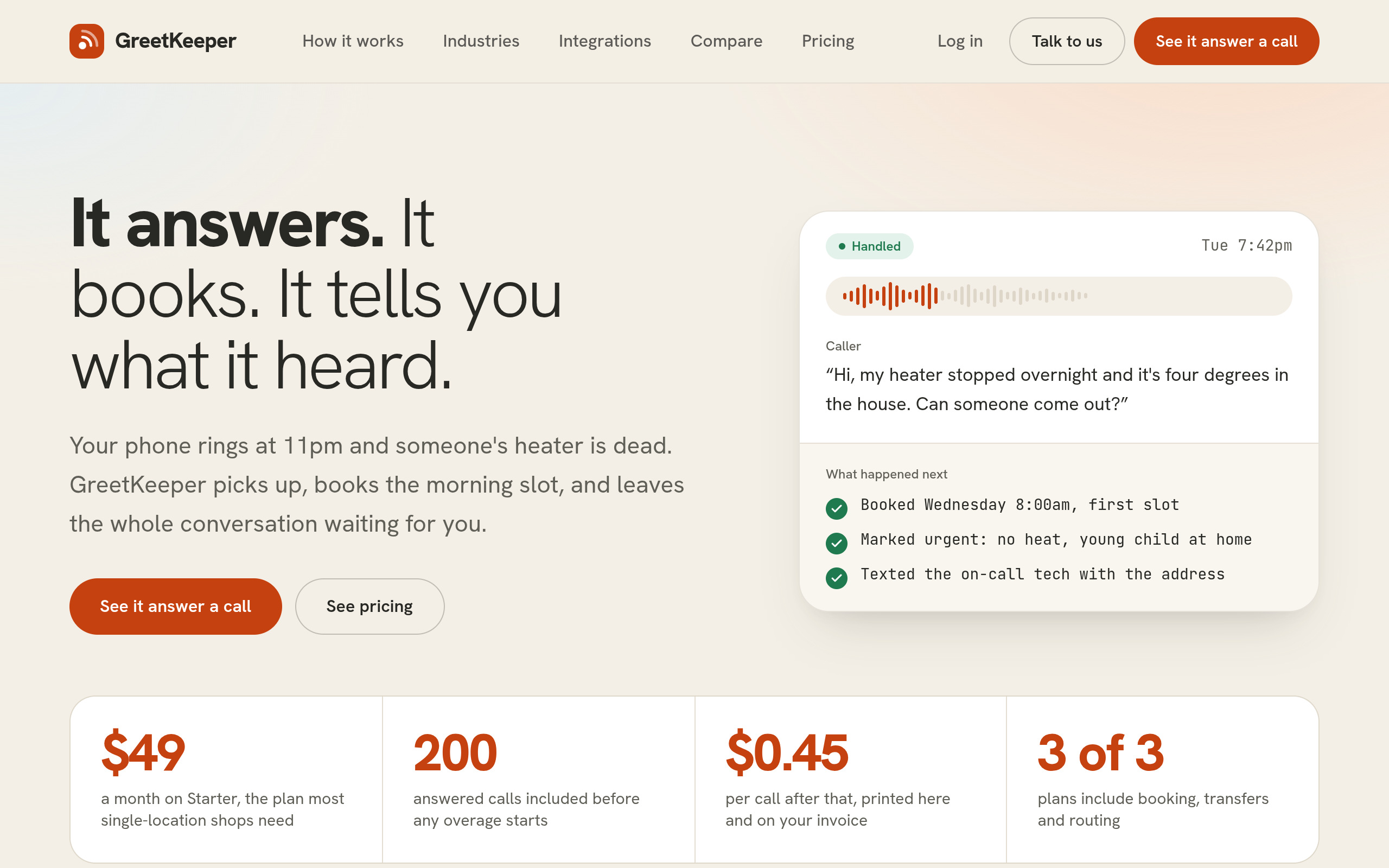 GreetKeeper screenshot, image 1