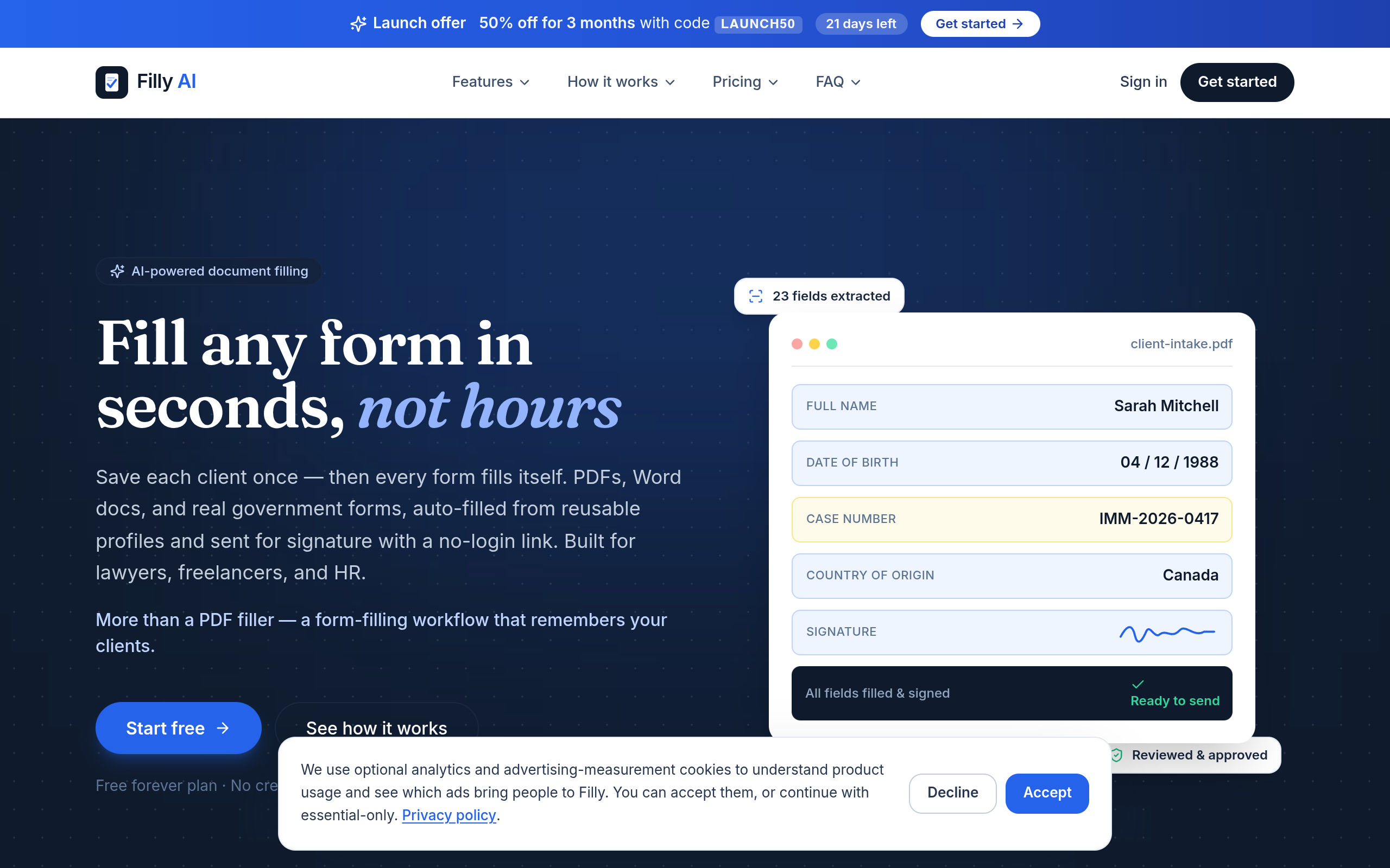Filly AI screenshot – image 1