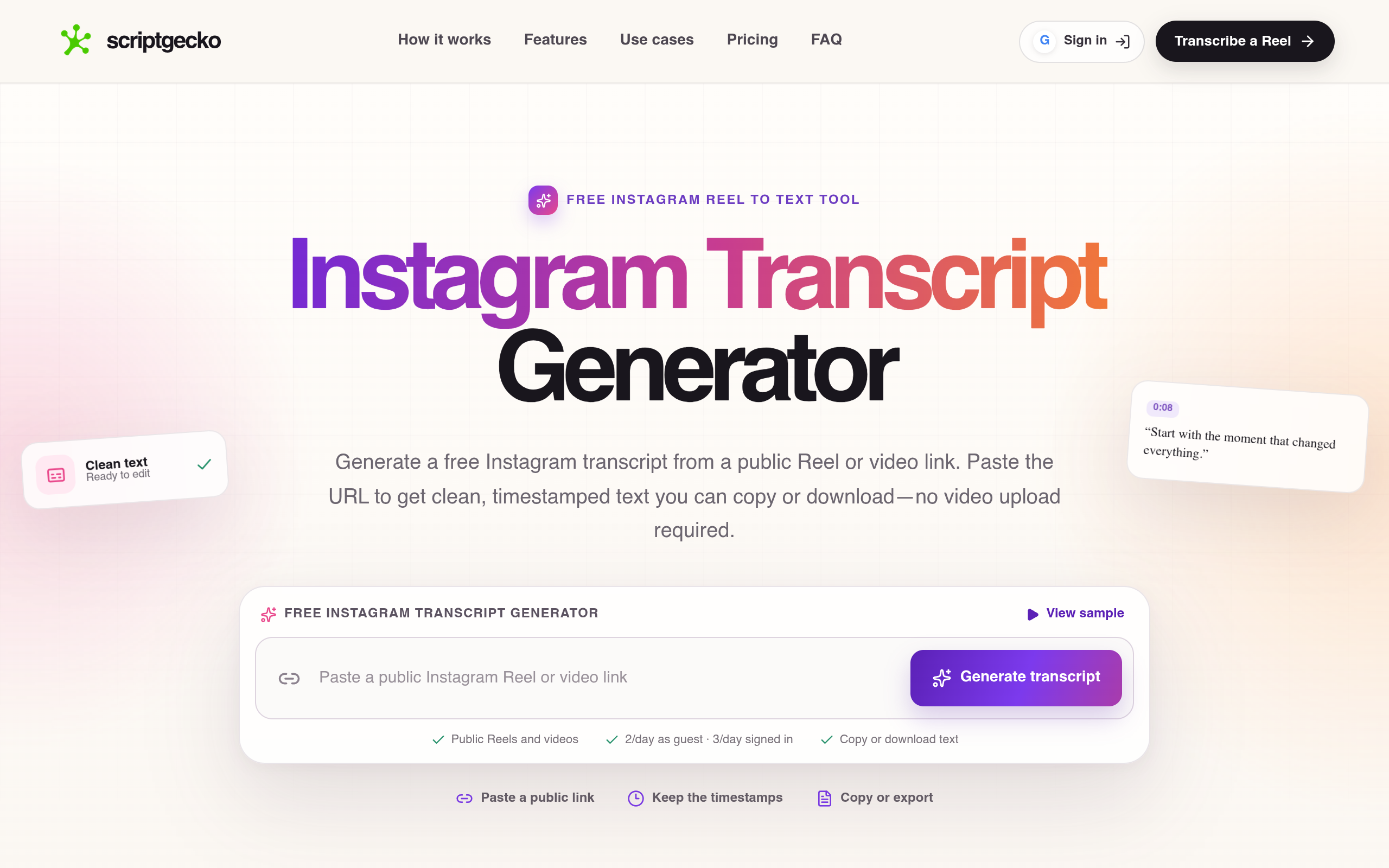 ScriptGecko screenshot, image 1