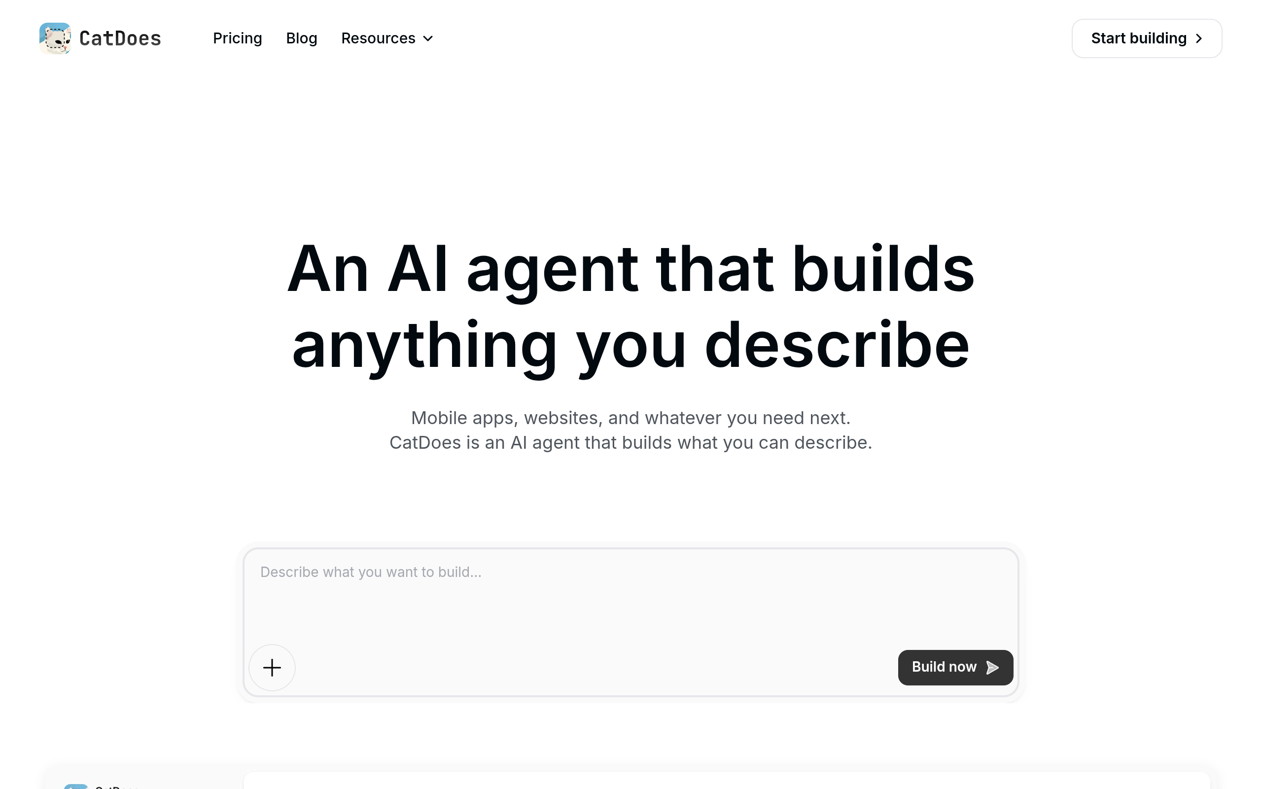 CatDoes | AI App Builder screenshot