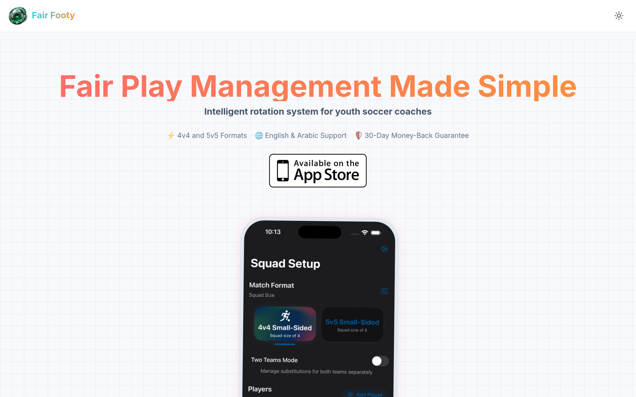 FAIR Footy - Innovative platform promoting equal opportunities and fair play in soccer communities worldwide