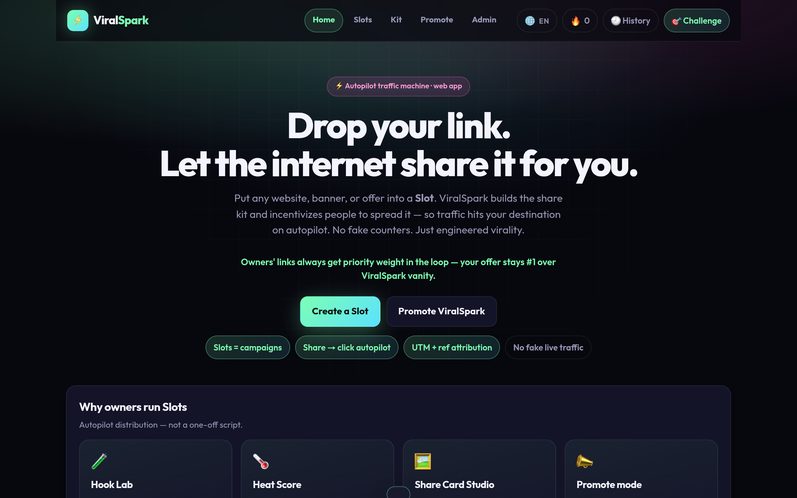 ViralSpark screenshot, image 1