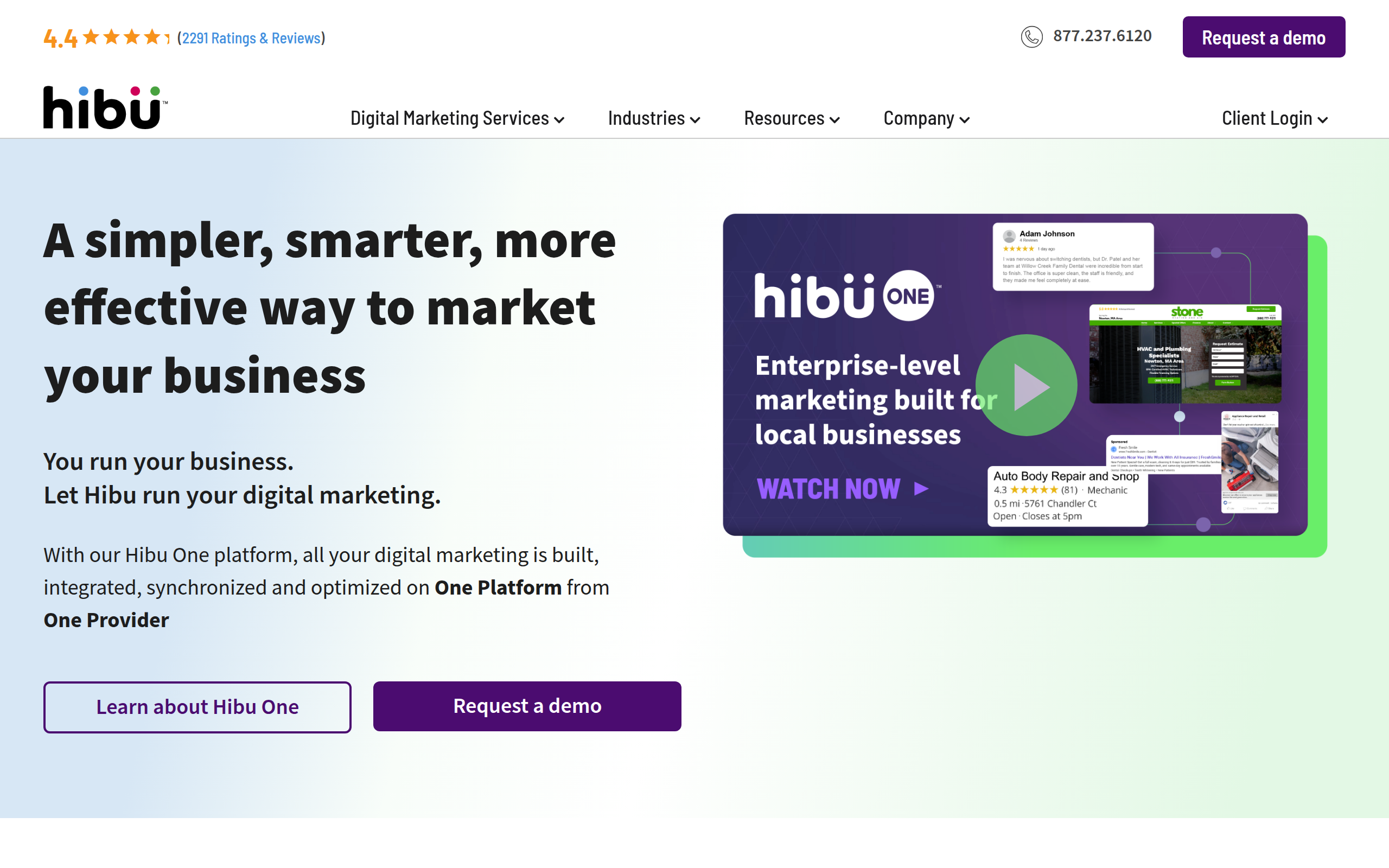 Hibu Screenshot