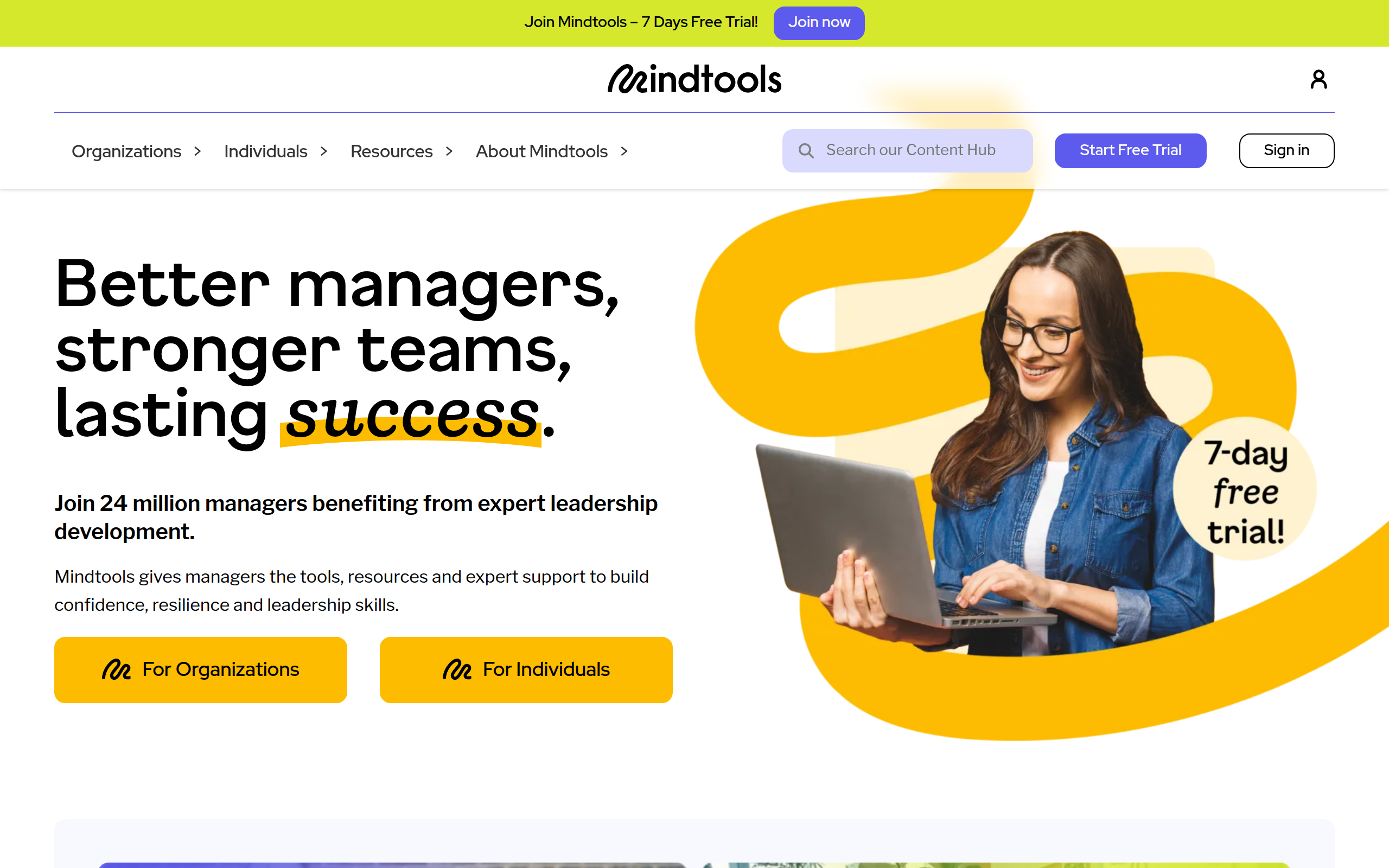 Mindtools screenshot