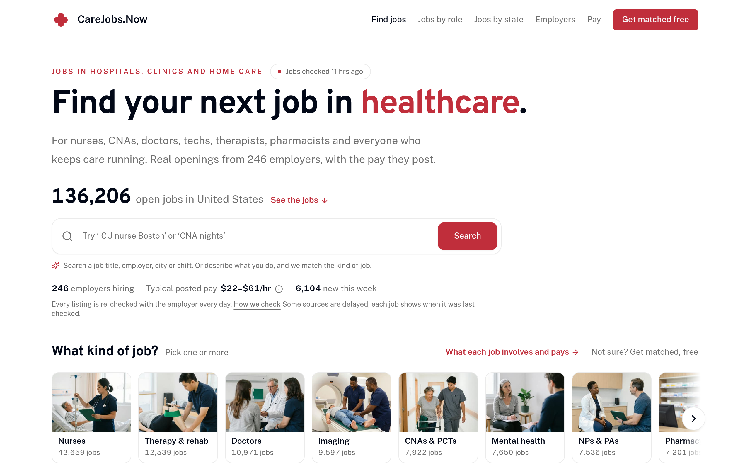 CareJobs.Now screenshot, image 1