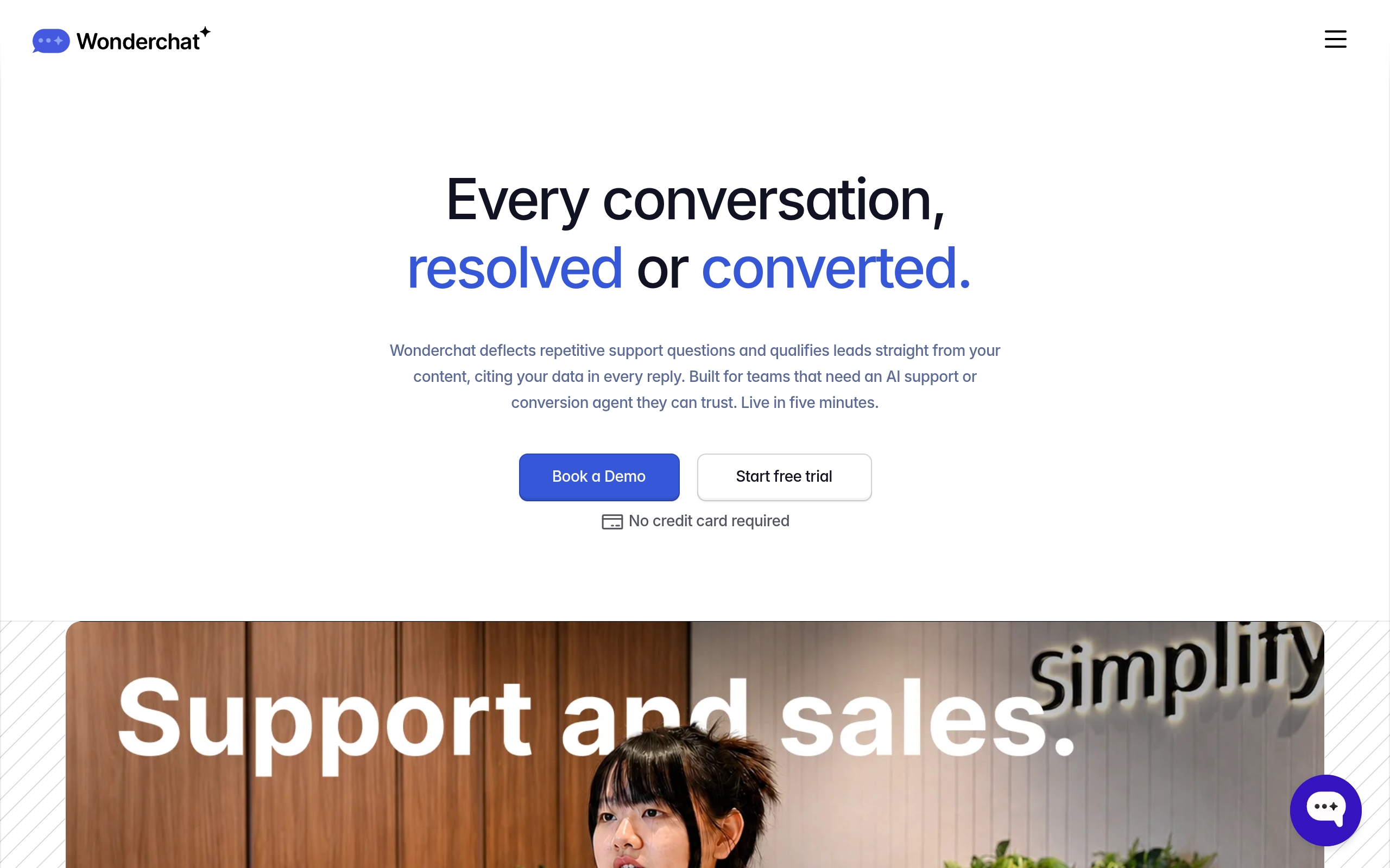 Wonderchat screenshot