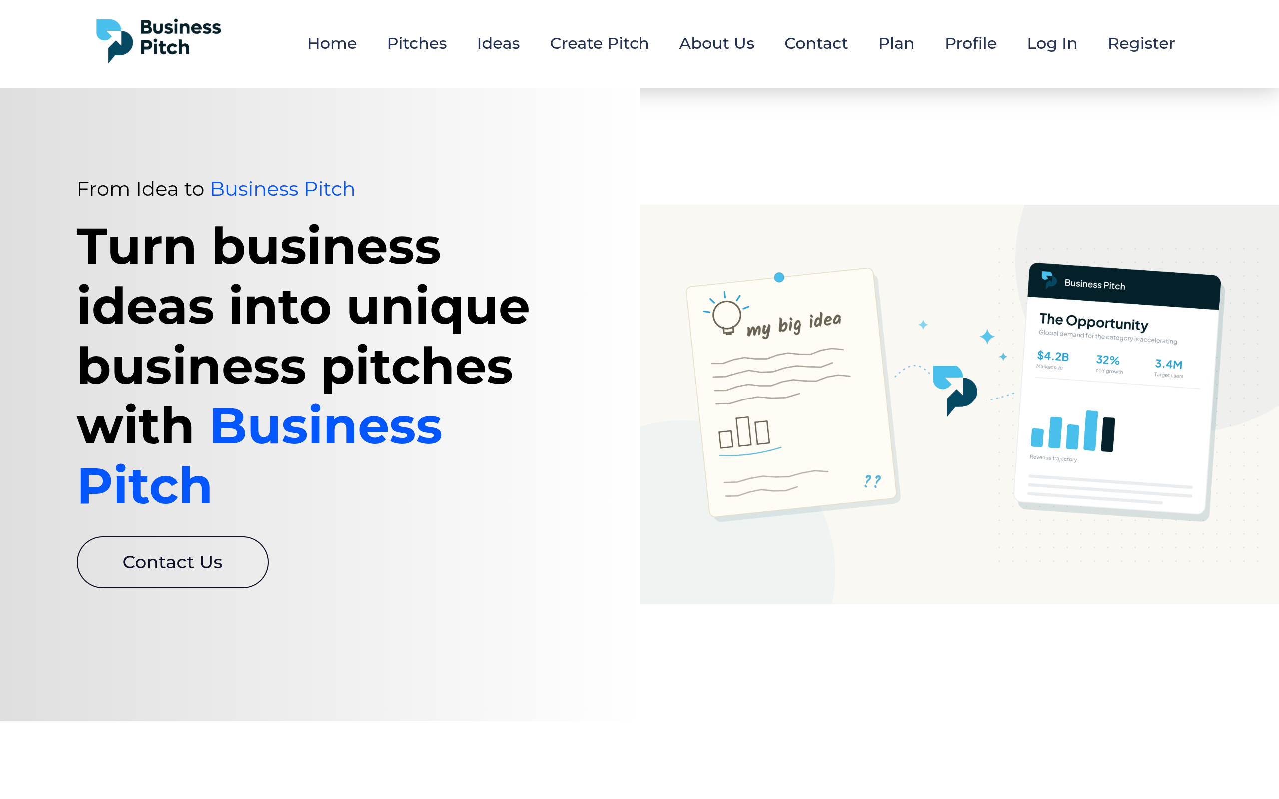 Business pitch screenshot – image 1