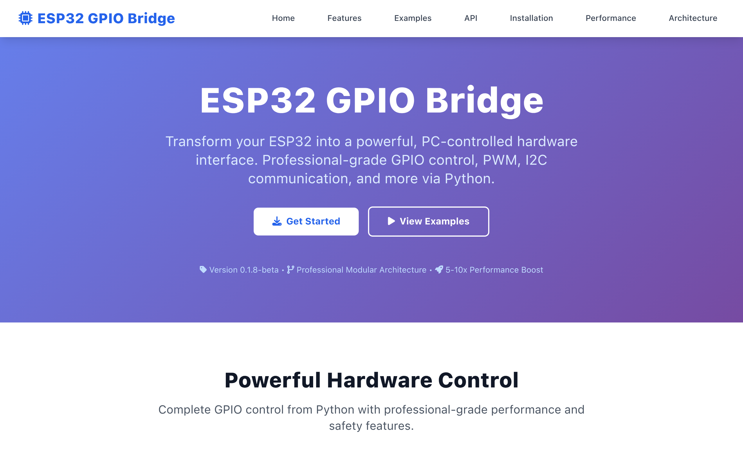 Screenshot of esp32_GPIO_bridge