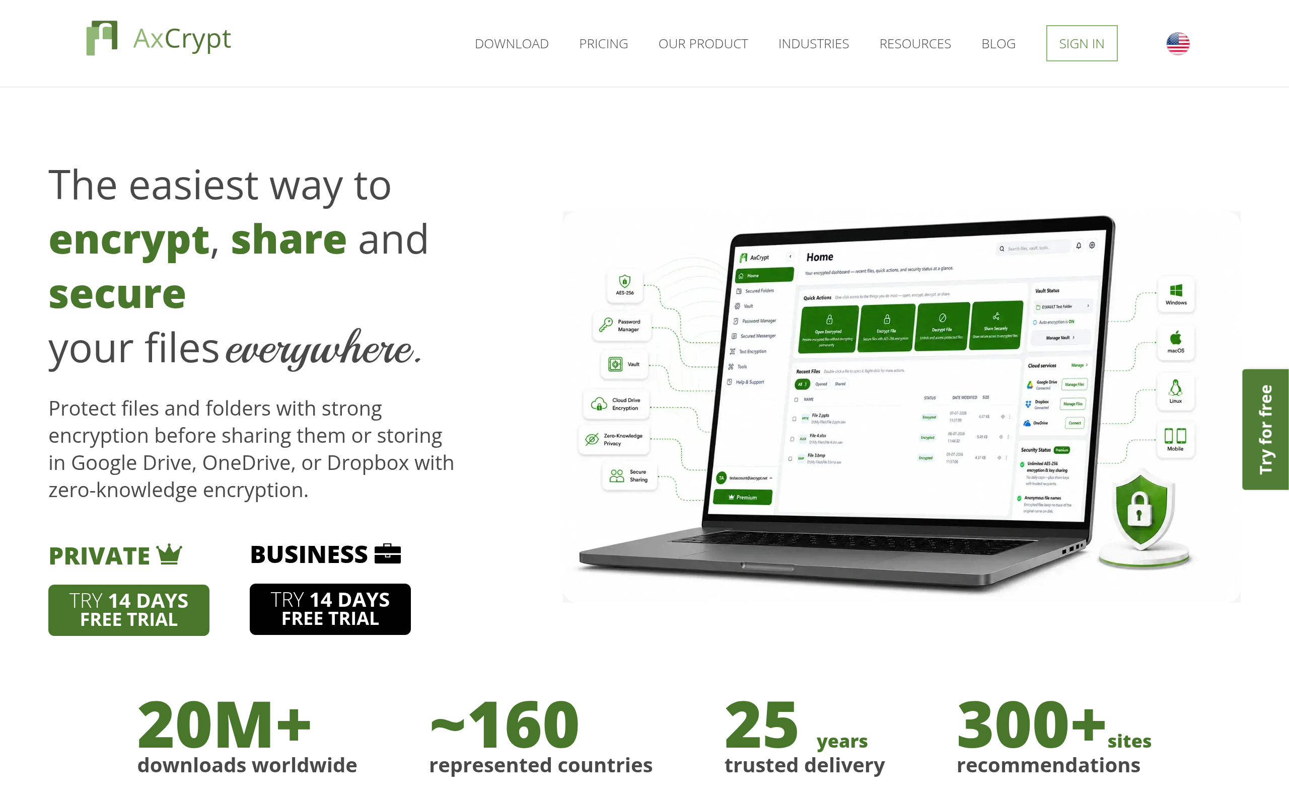 AxCrypt screenshot – image 1