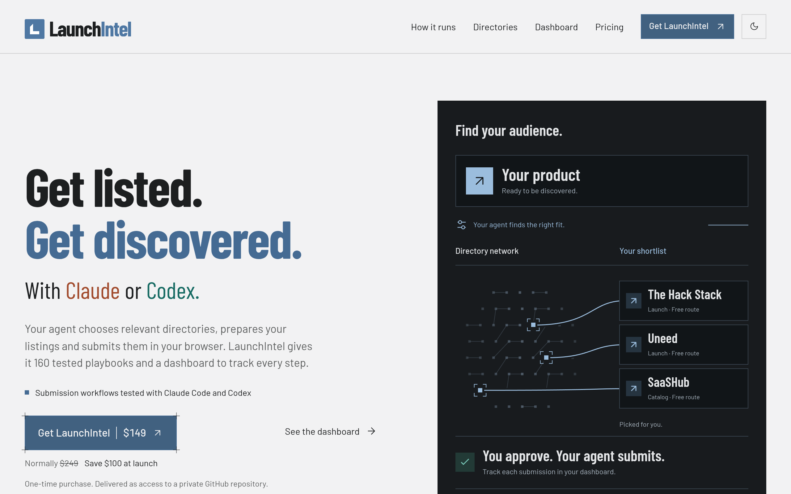LaunchIntel screenshot