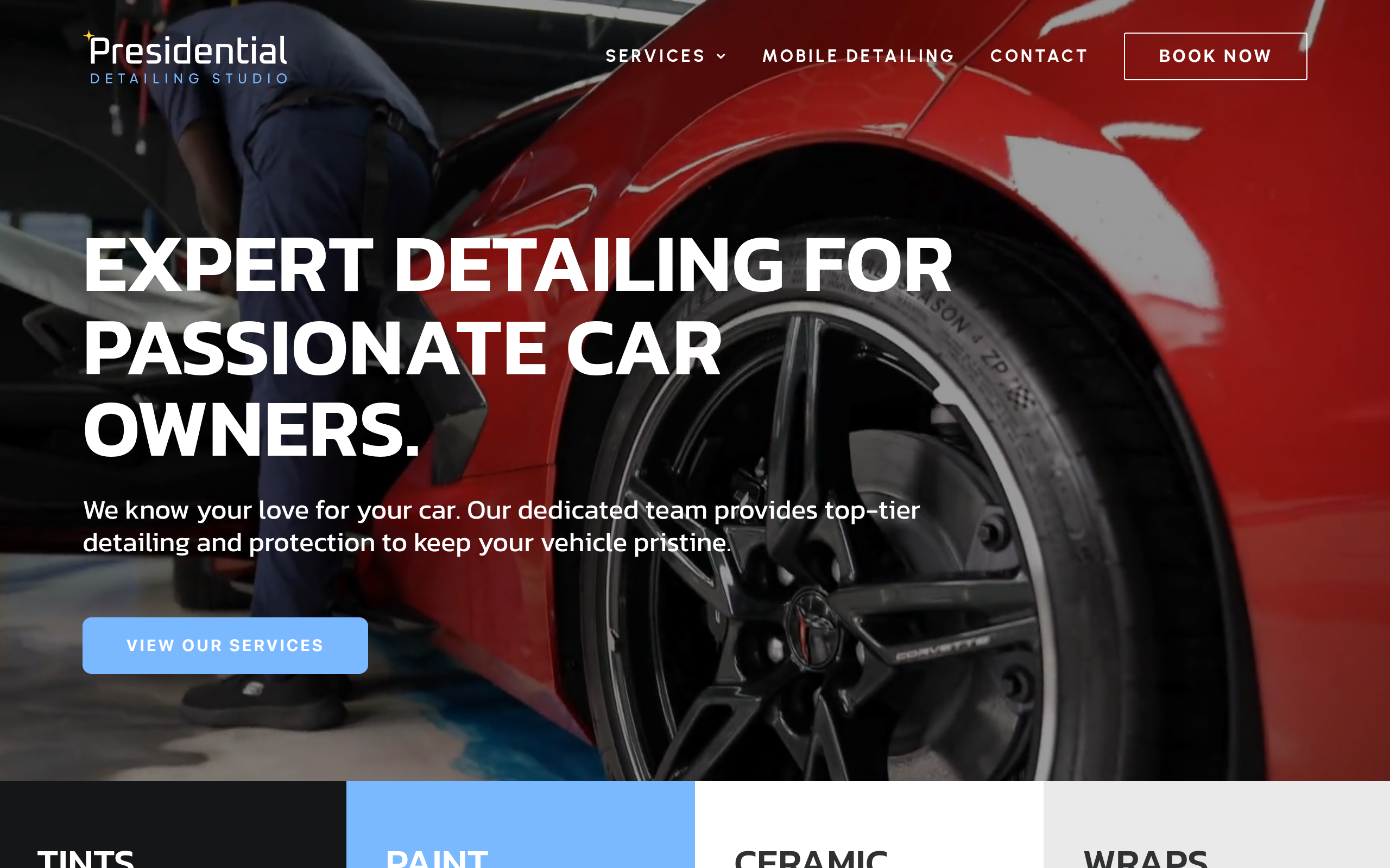 Presidential Detailing Studio Screenshot