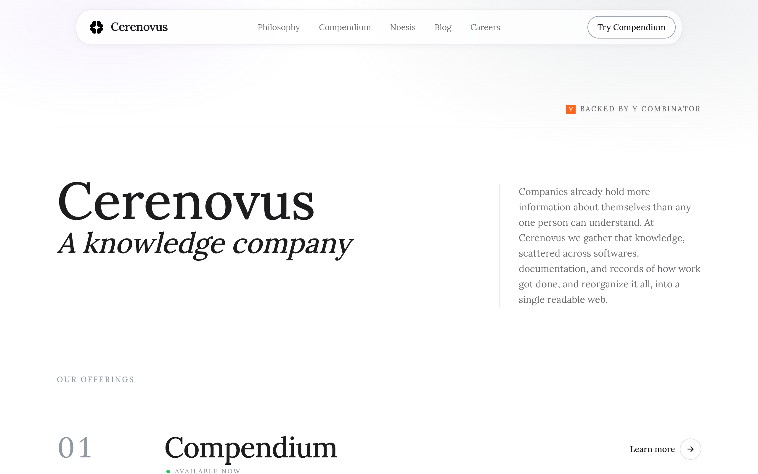 Compendium screenshot – image 1