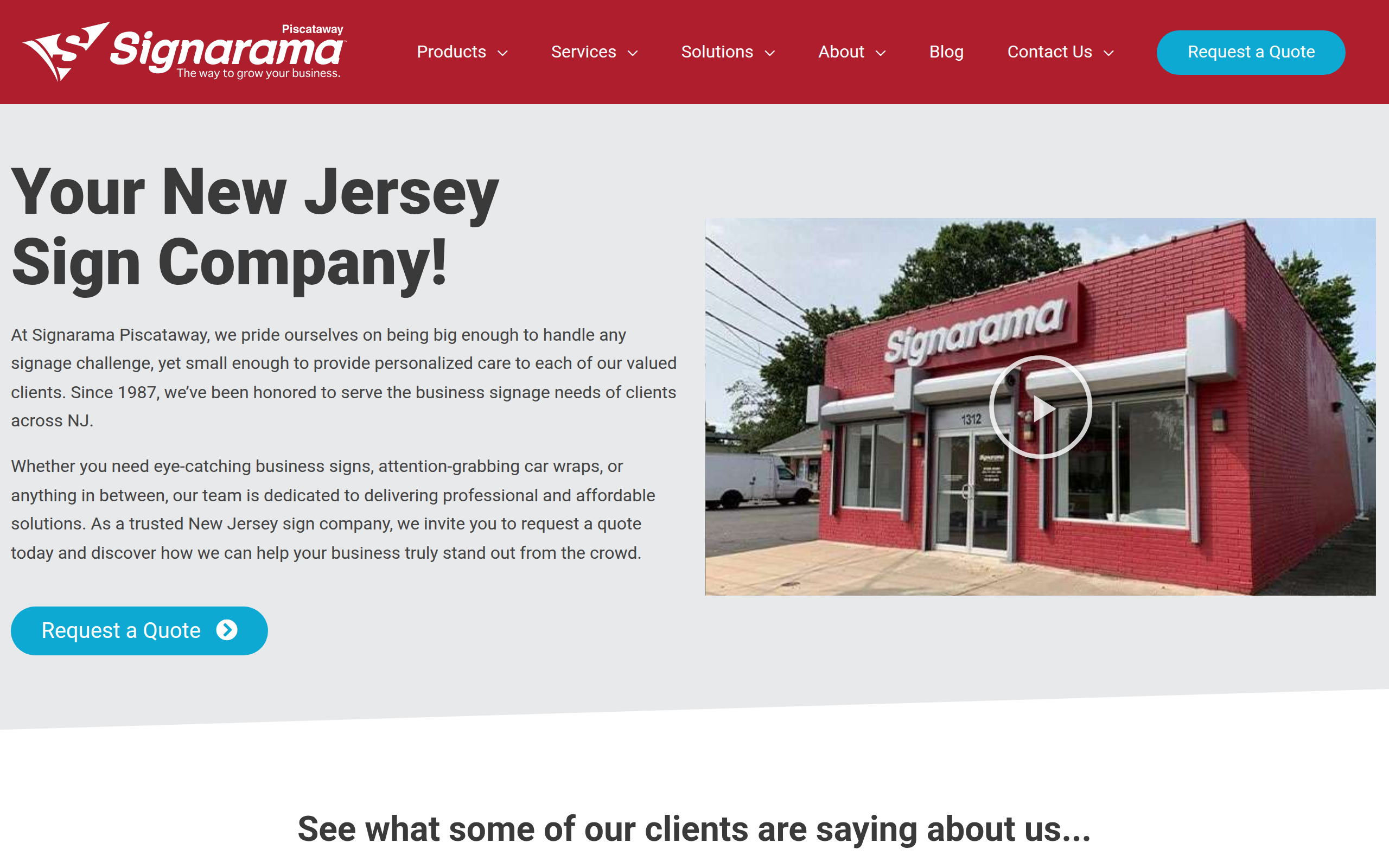 Signarama Piscataway Screenshot