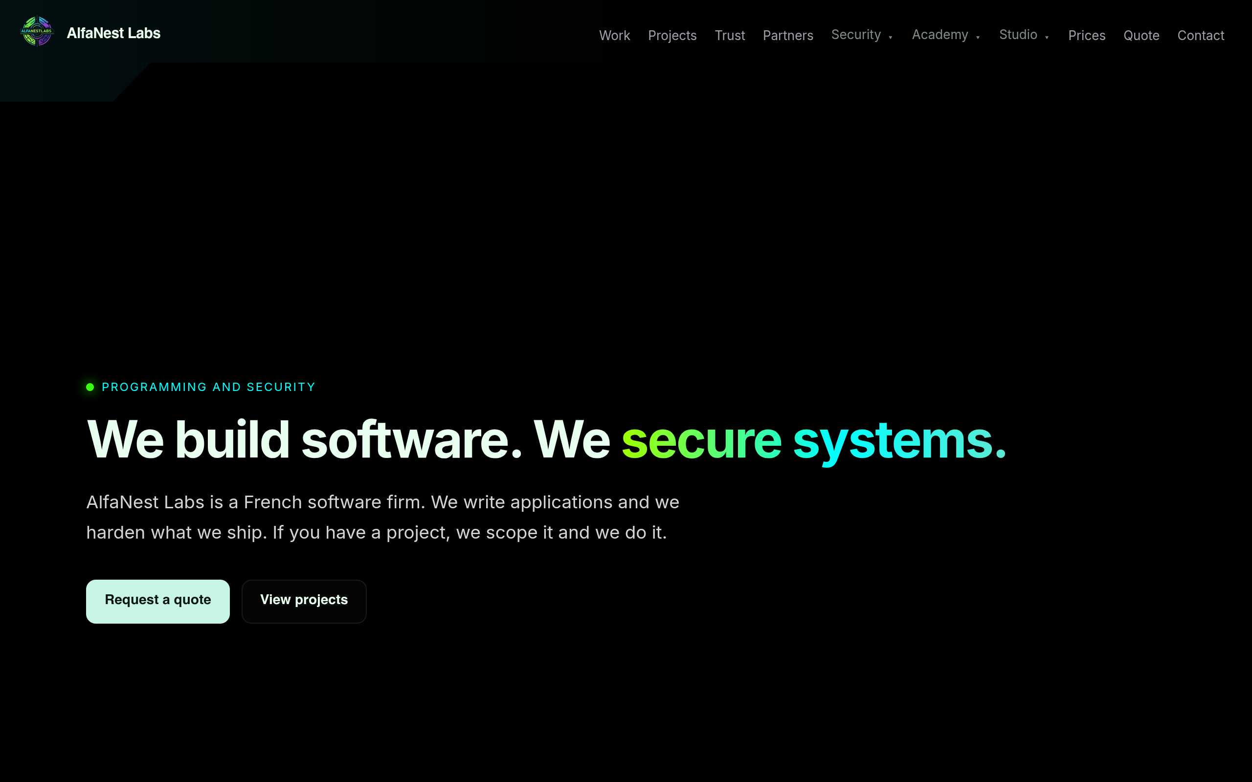 AlfaNest Labs screenshot, image 1