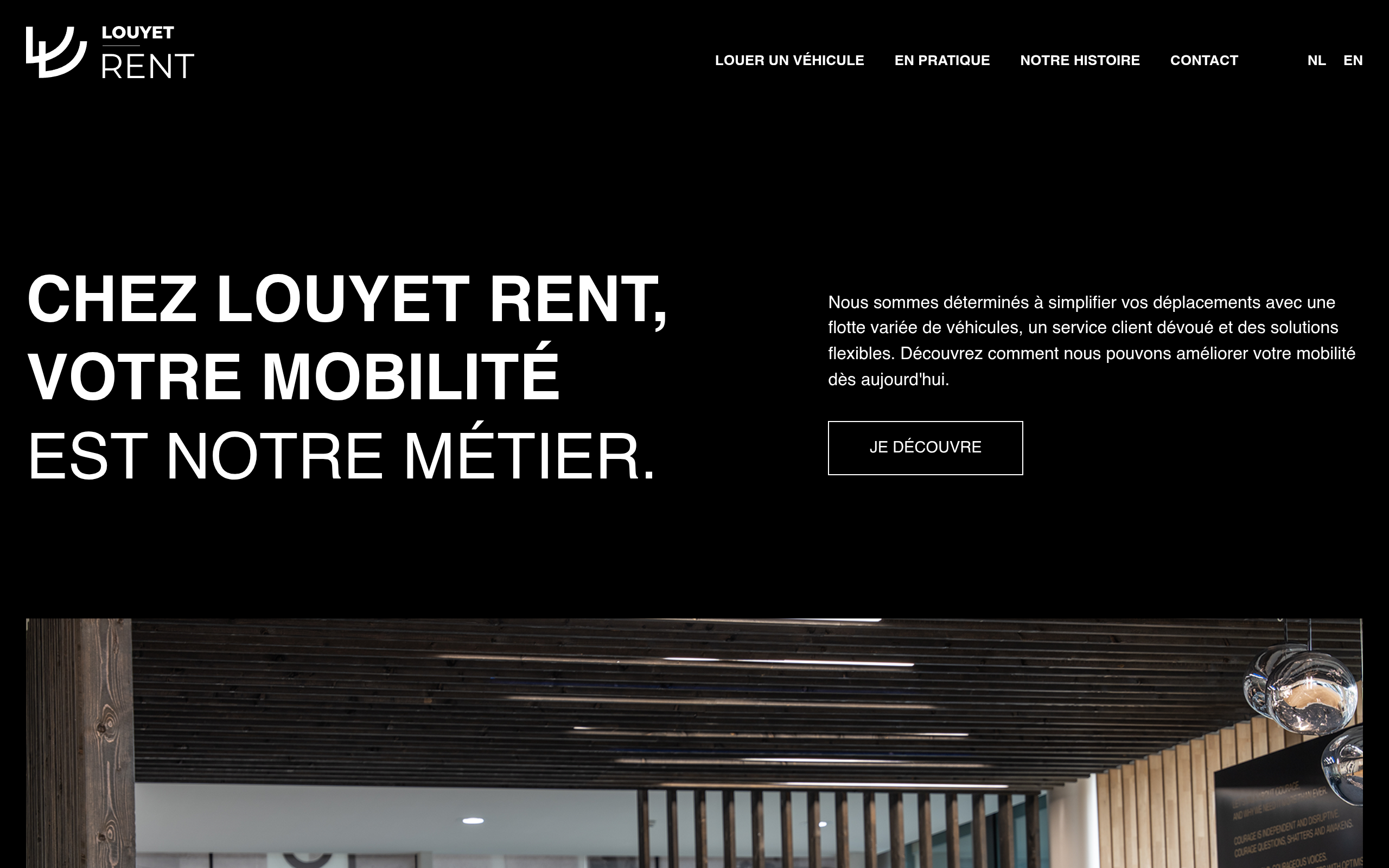 Capture d'écran de Louyet Rent - Home