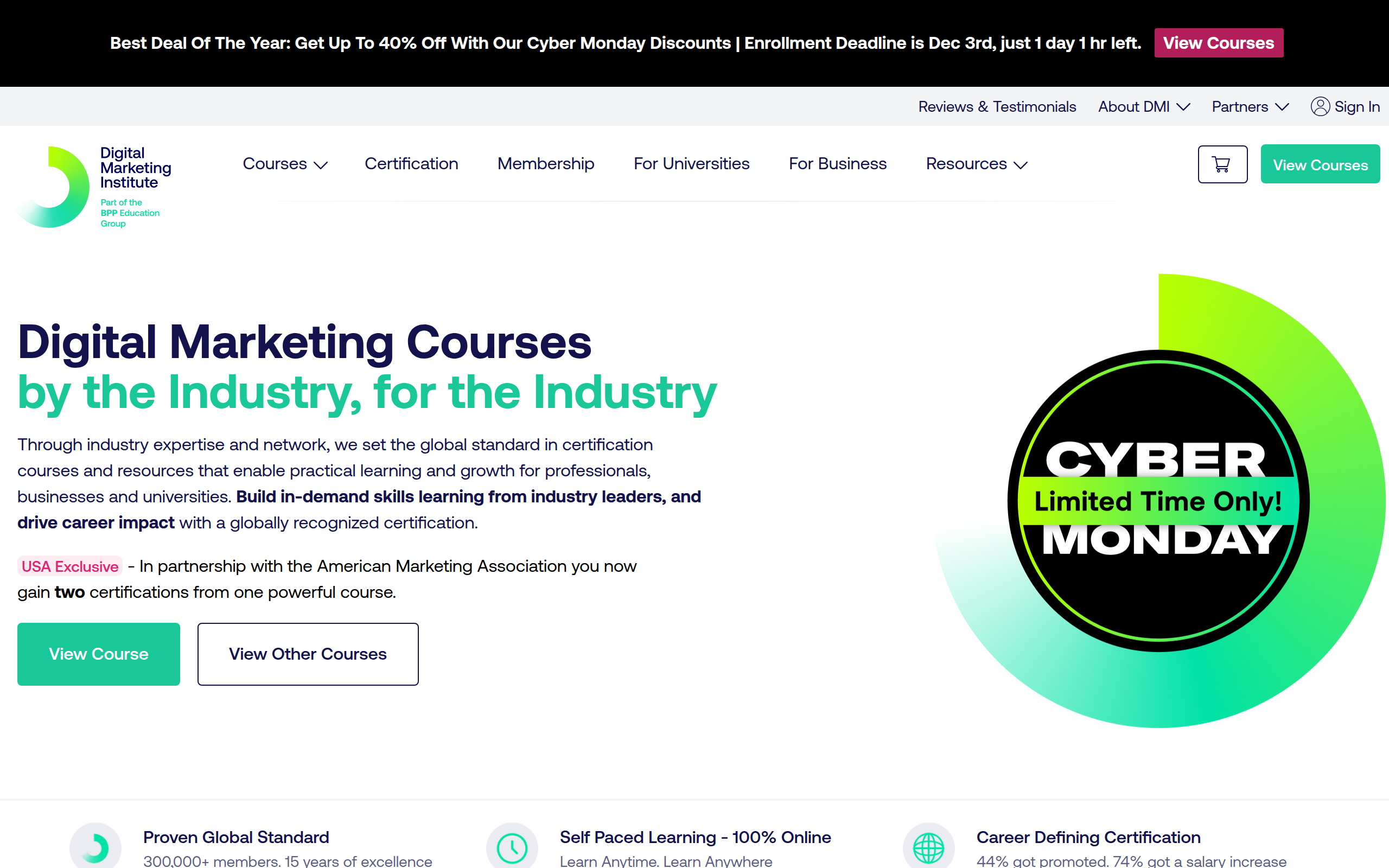 Digitalmarketinginstitute screenshot