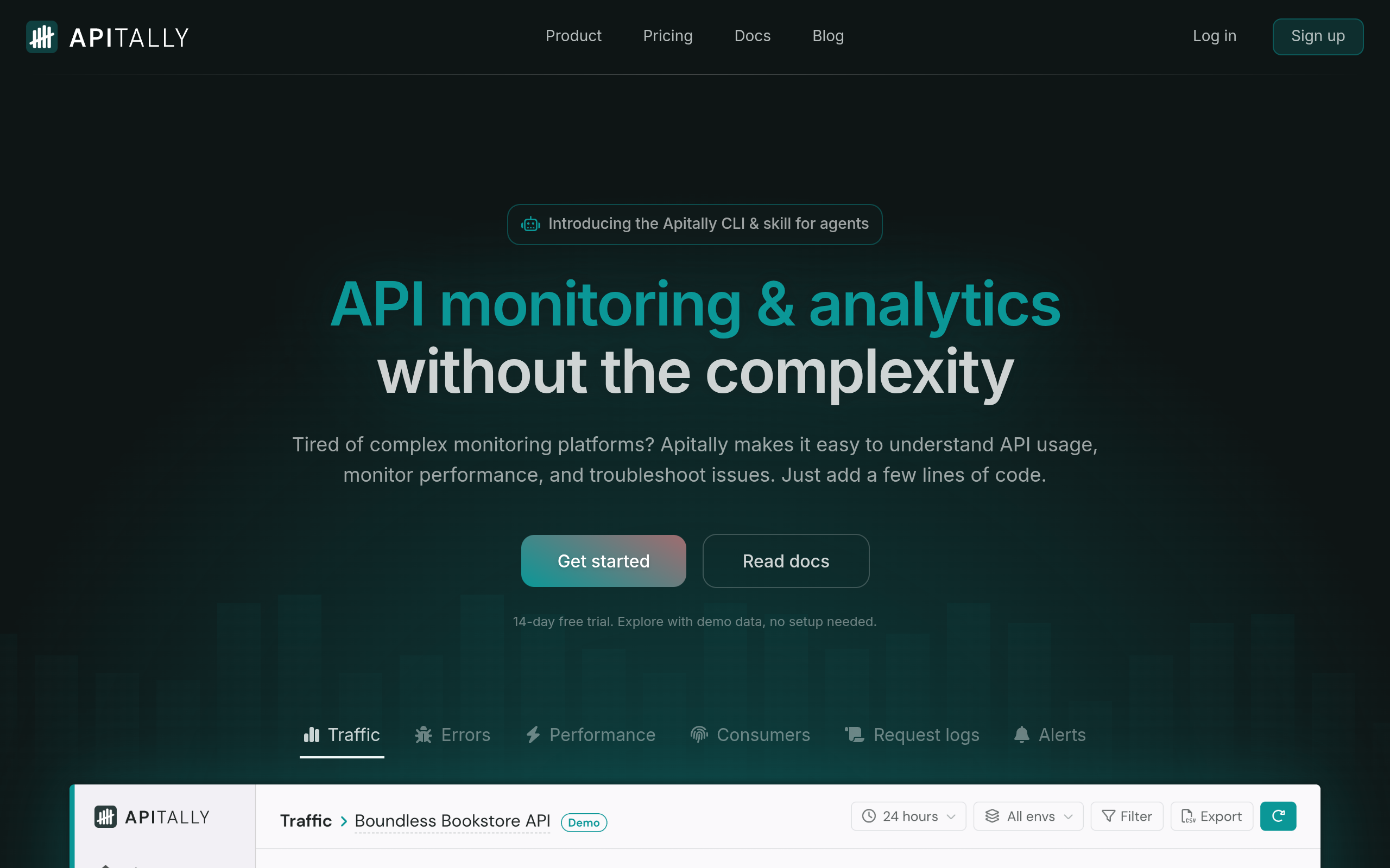 API monitoring & analytics made simple screenshot, image 1
