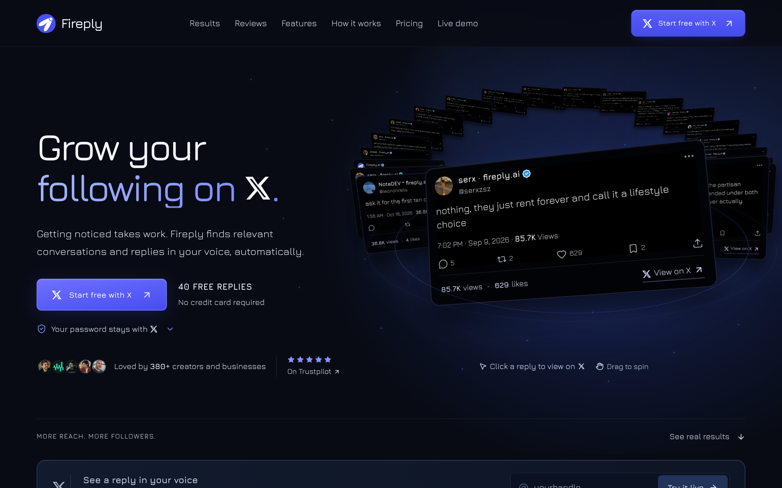 Fireply AI screenshot