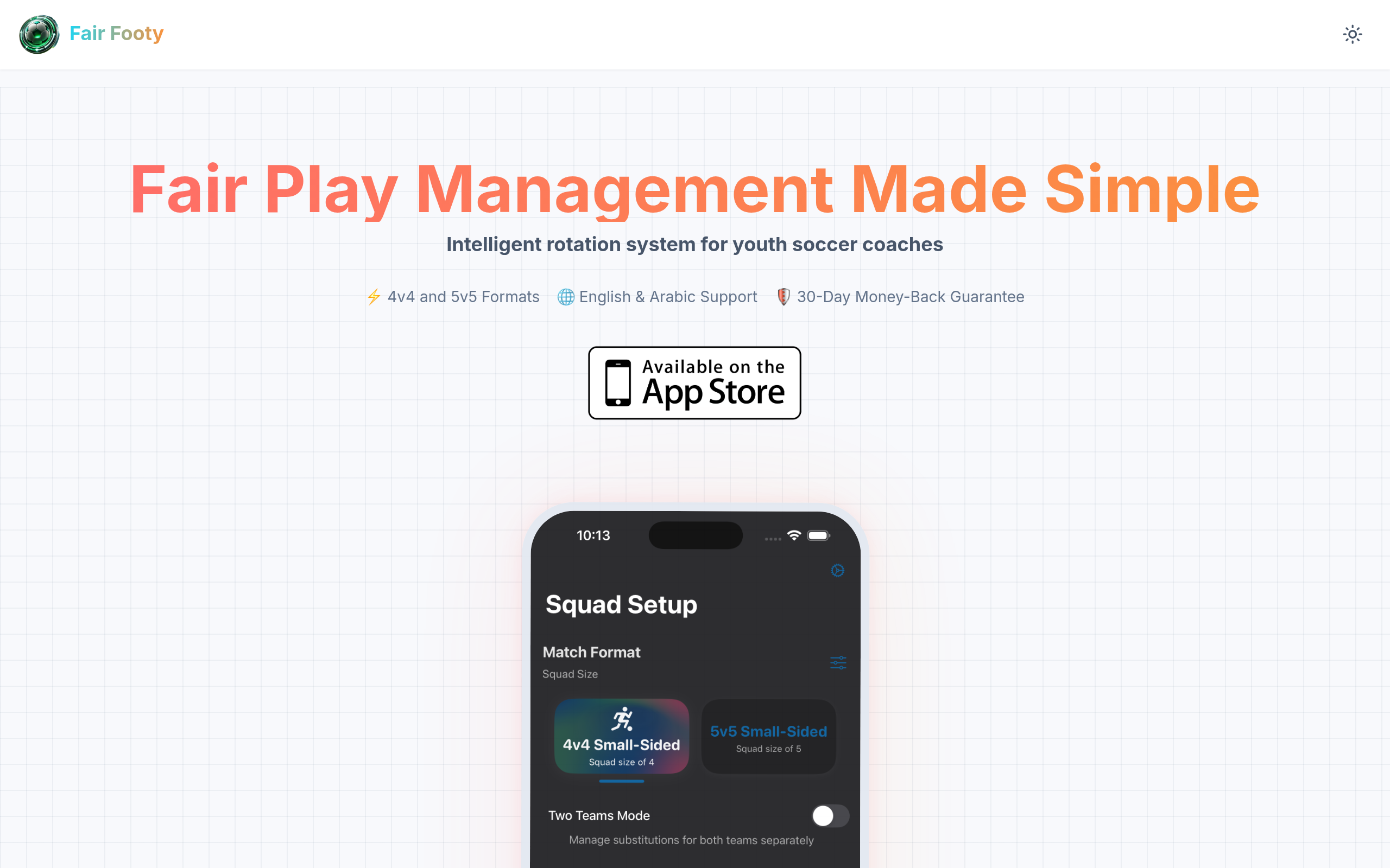 FAIR Footy - Innovative platform promoting equal opportunities and fair play in soccer communities worldwide