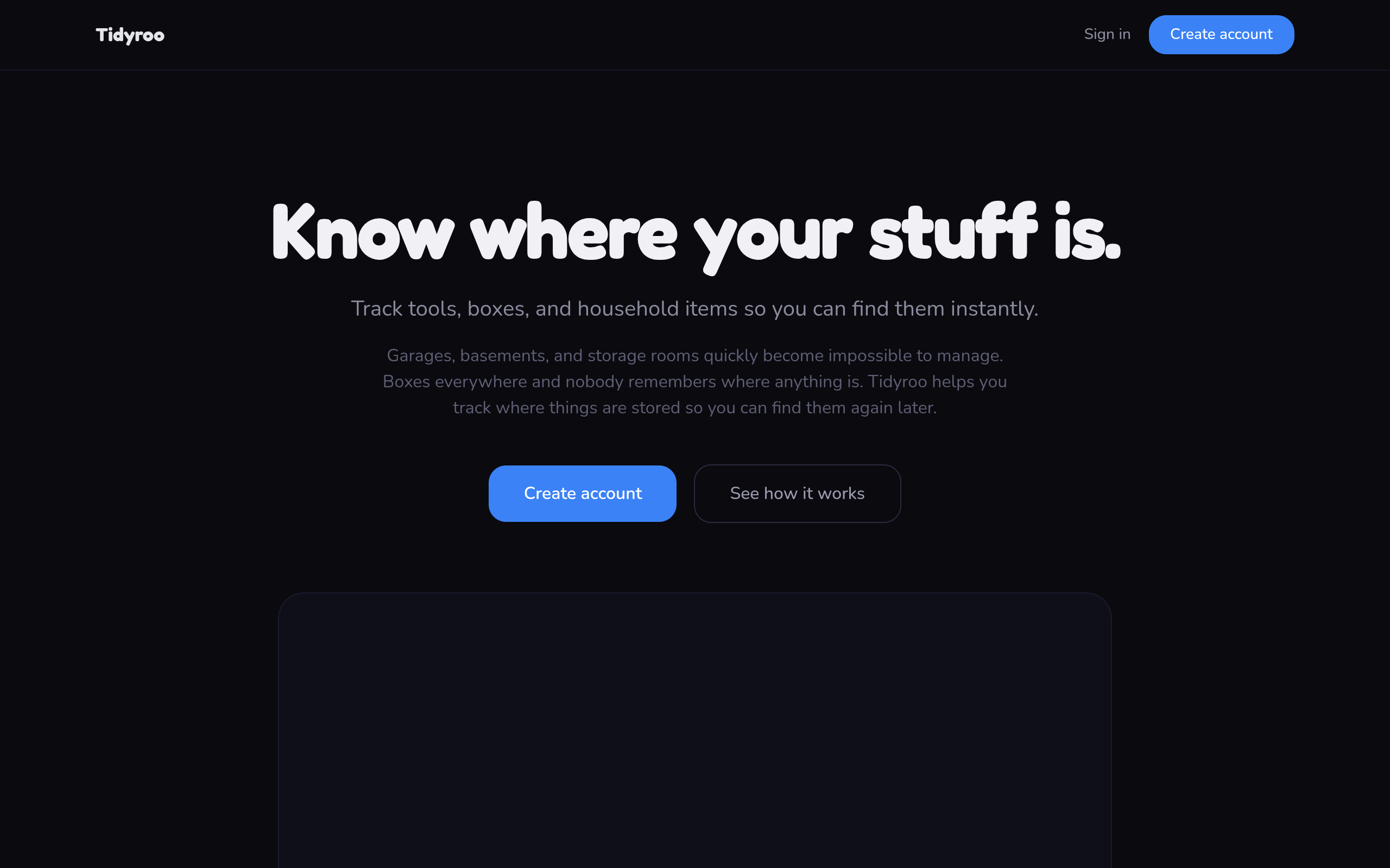 Tidyroo screenshot – image 1
