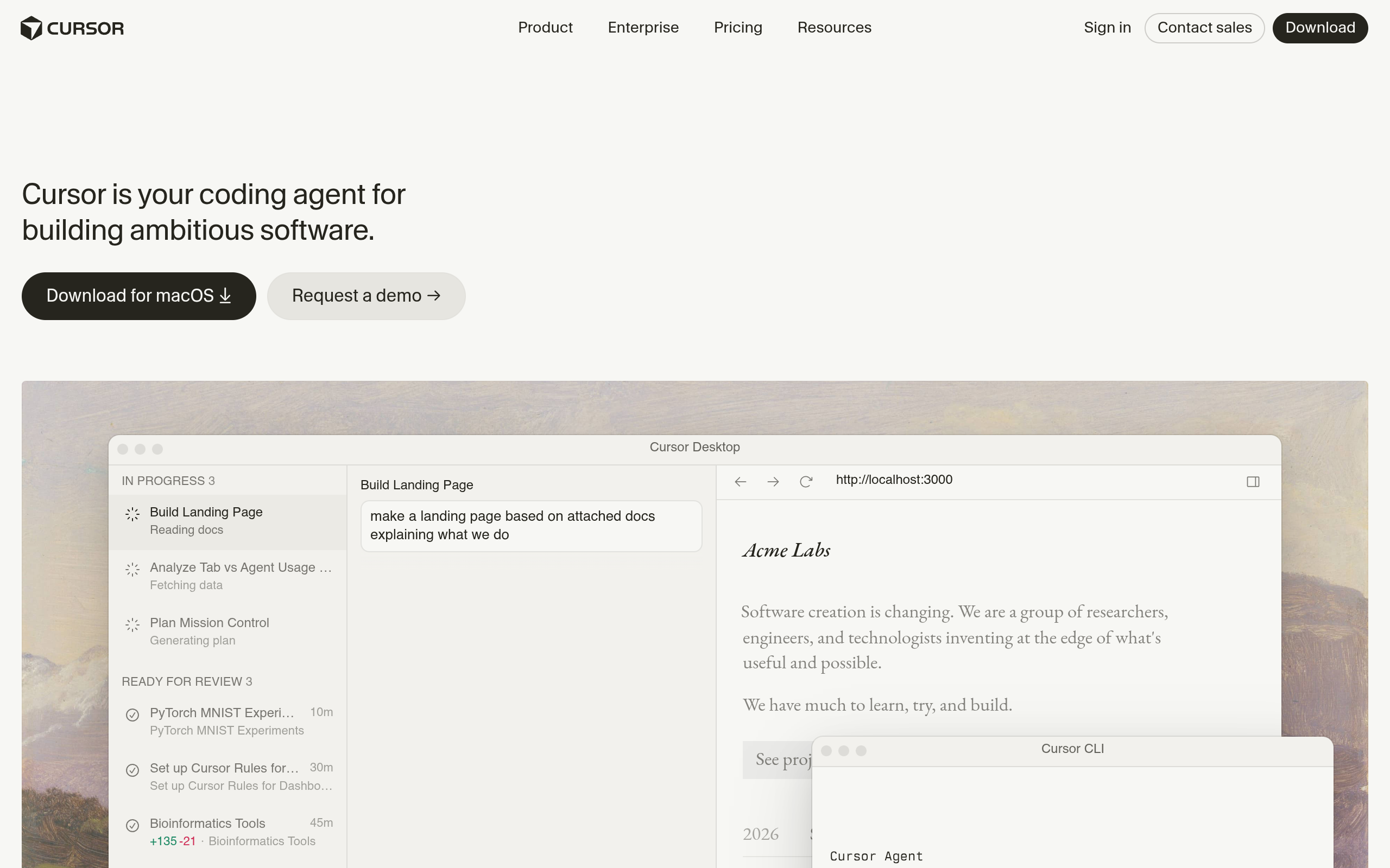 Cursor screenshot – image 1