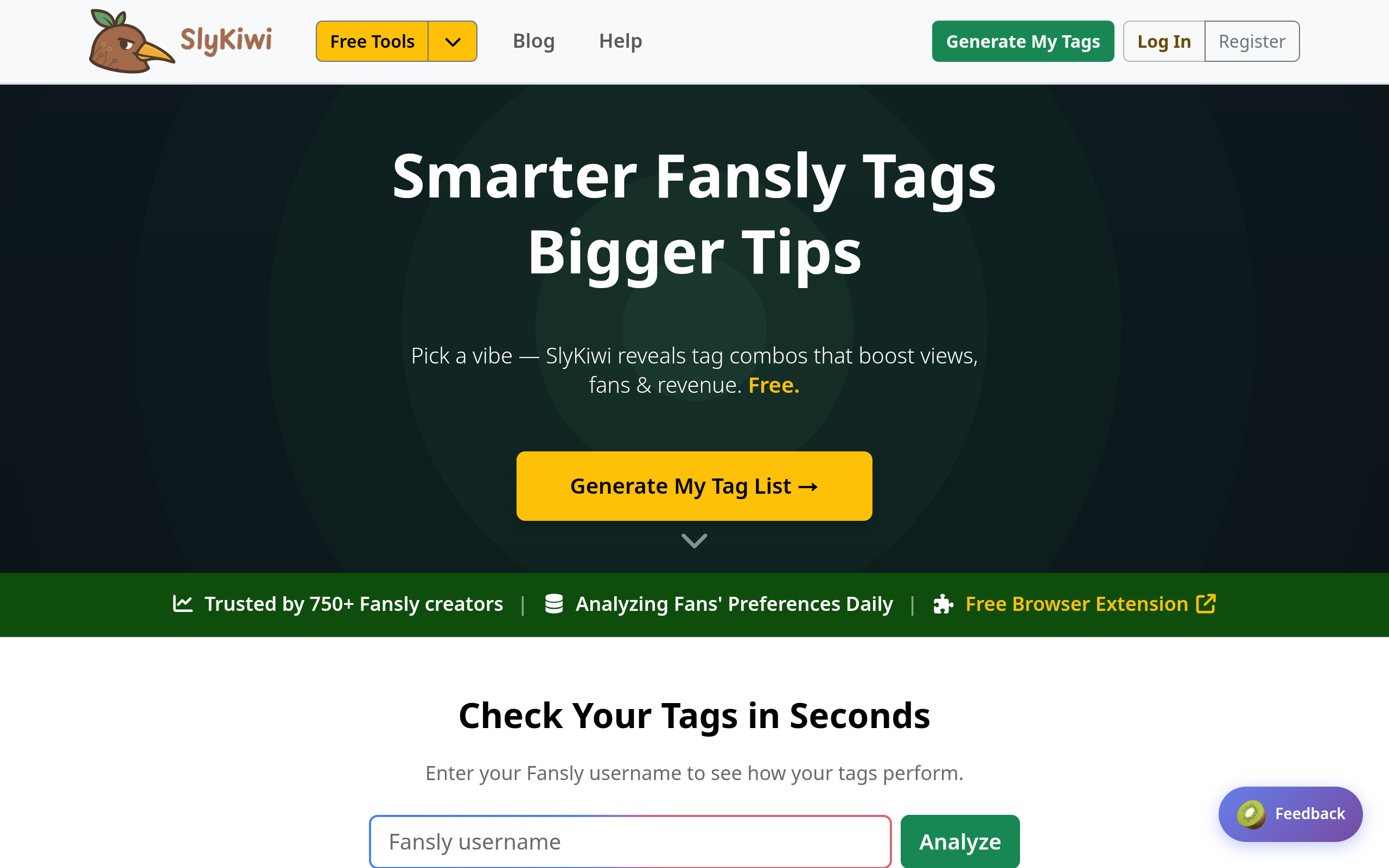 slykiwi.com screenshot, image 1