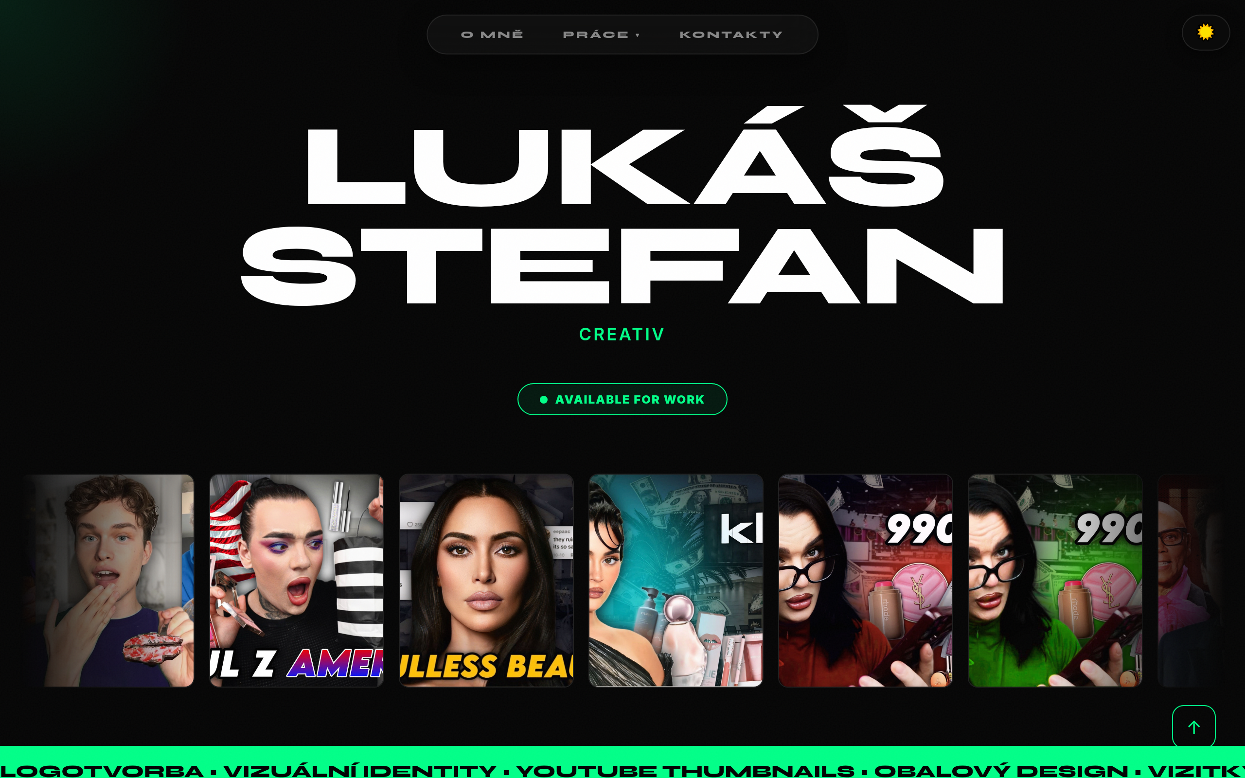 Screenshot of lukasstefan.netlify.app