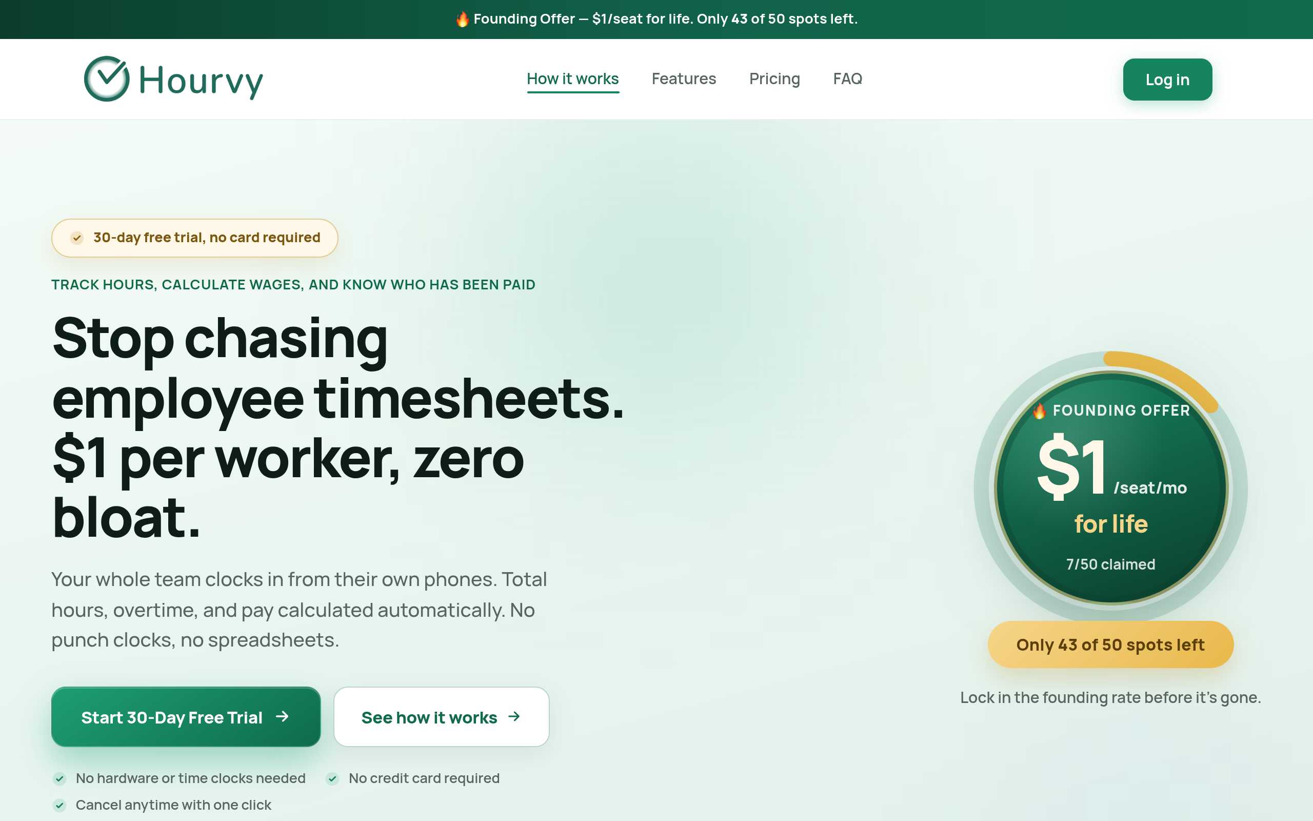 Hourvy screenshot – image 1