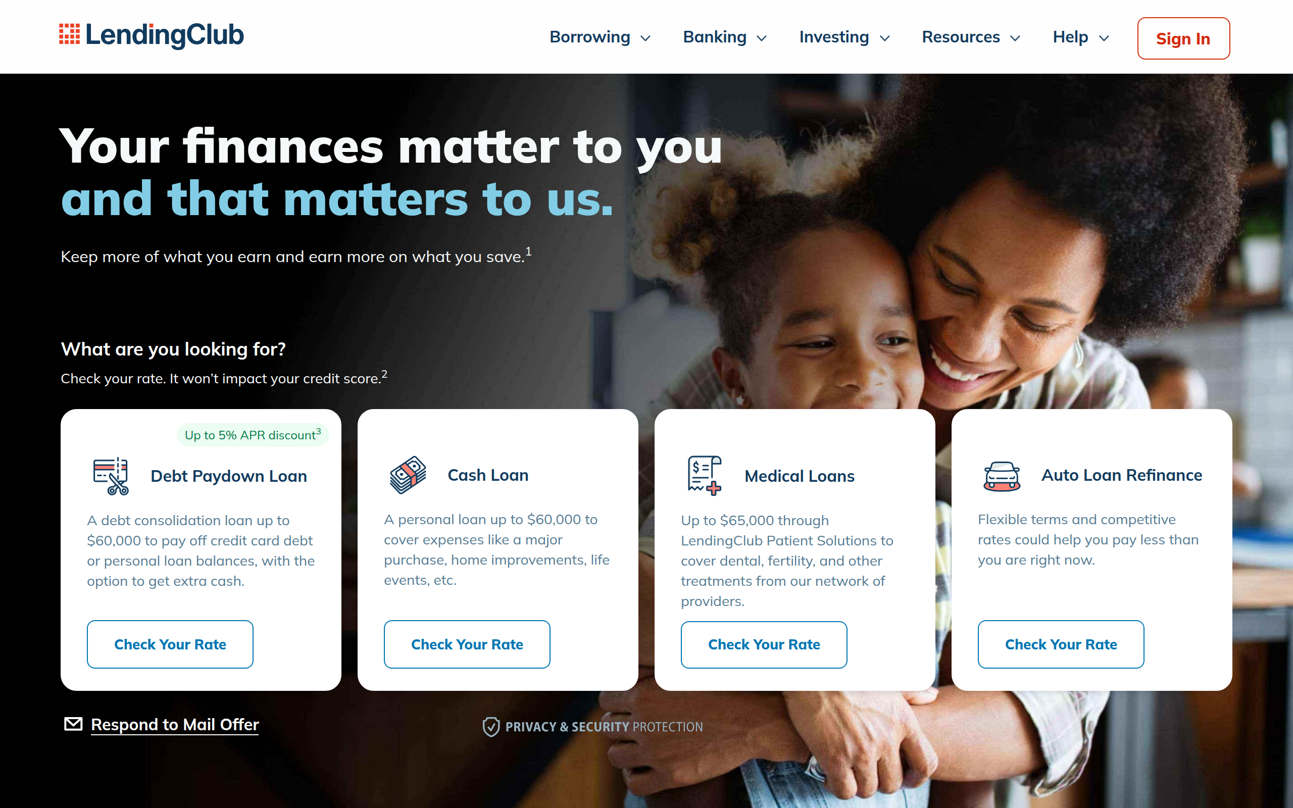 Lendingclub screenshot