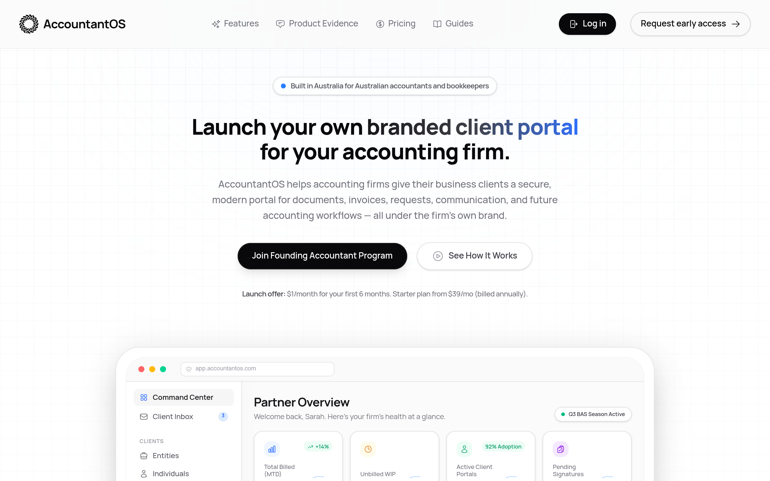 AccountantOS screenshot, image 1