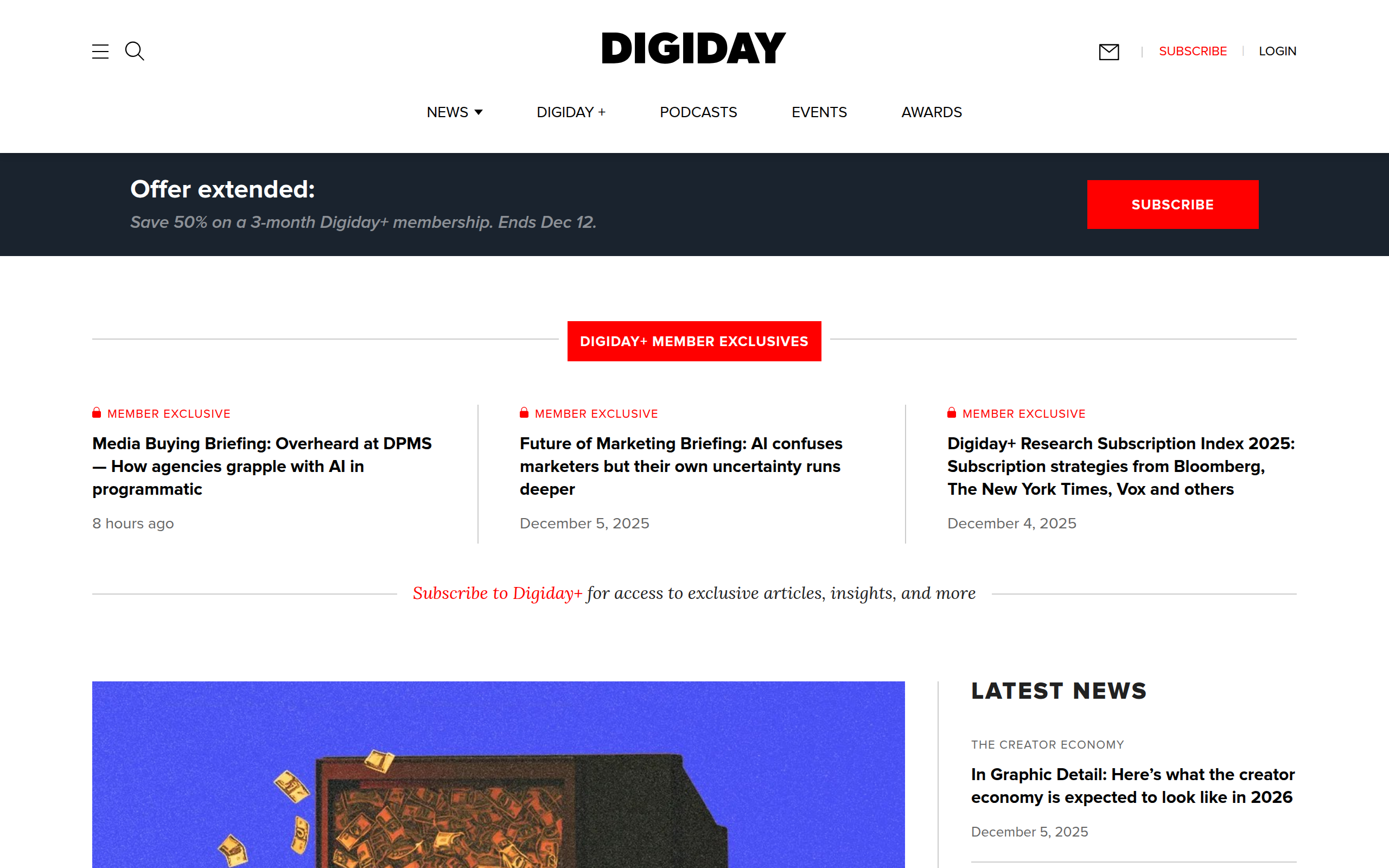 Digiday screenshot