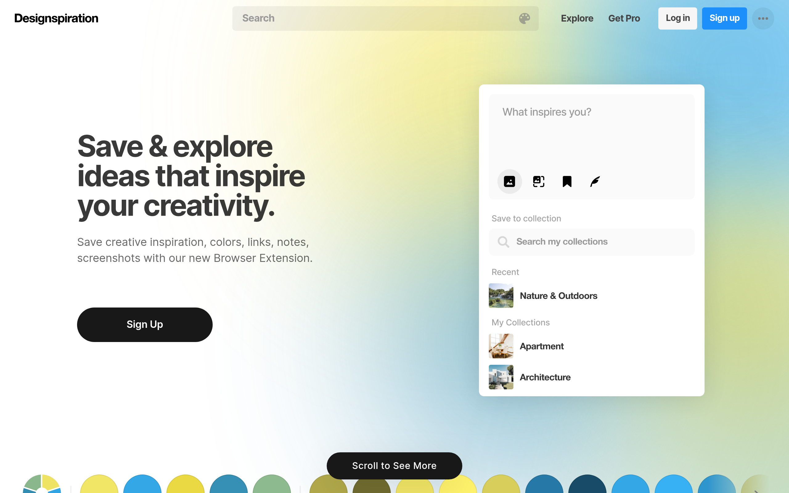 Designspiration 产品截图