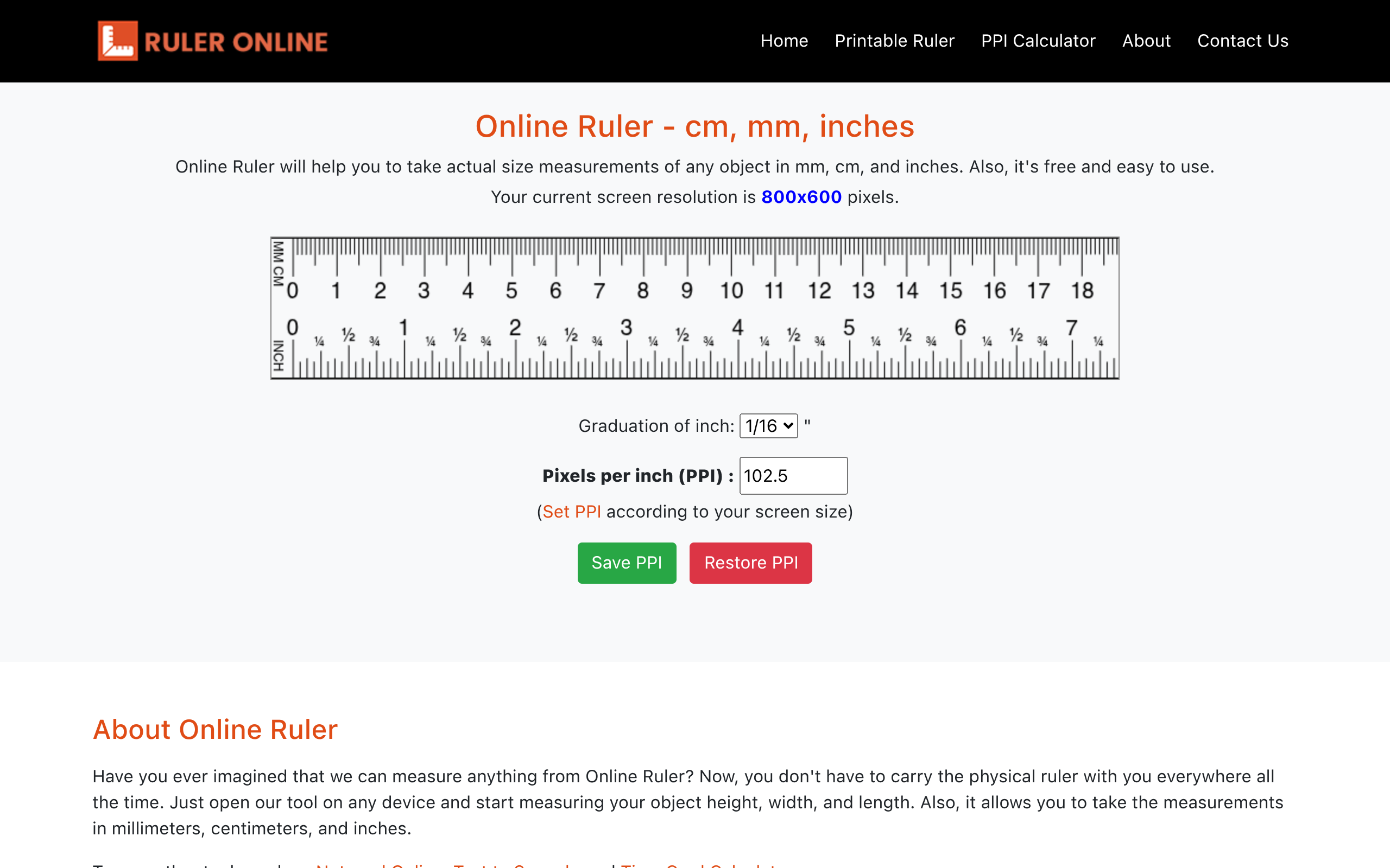 Screenshot of ruler-online.net