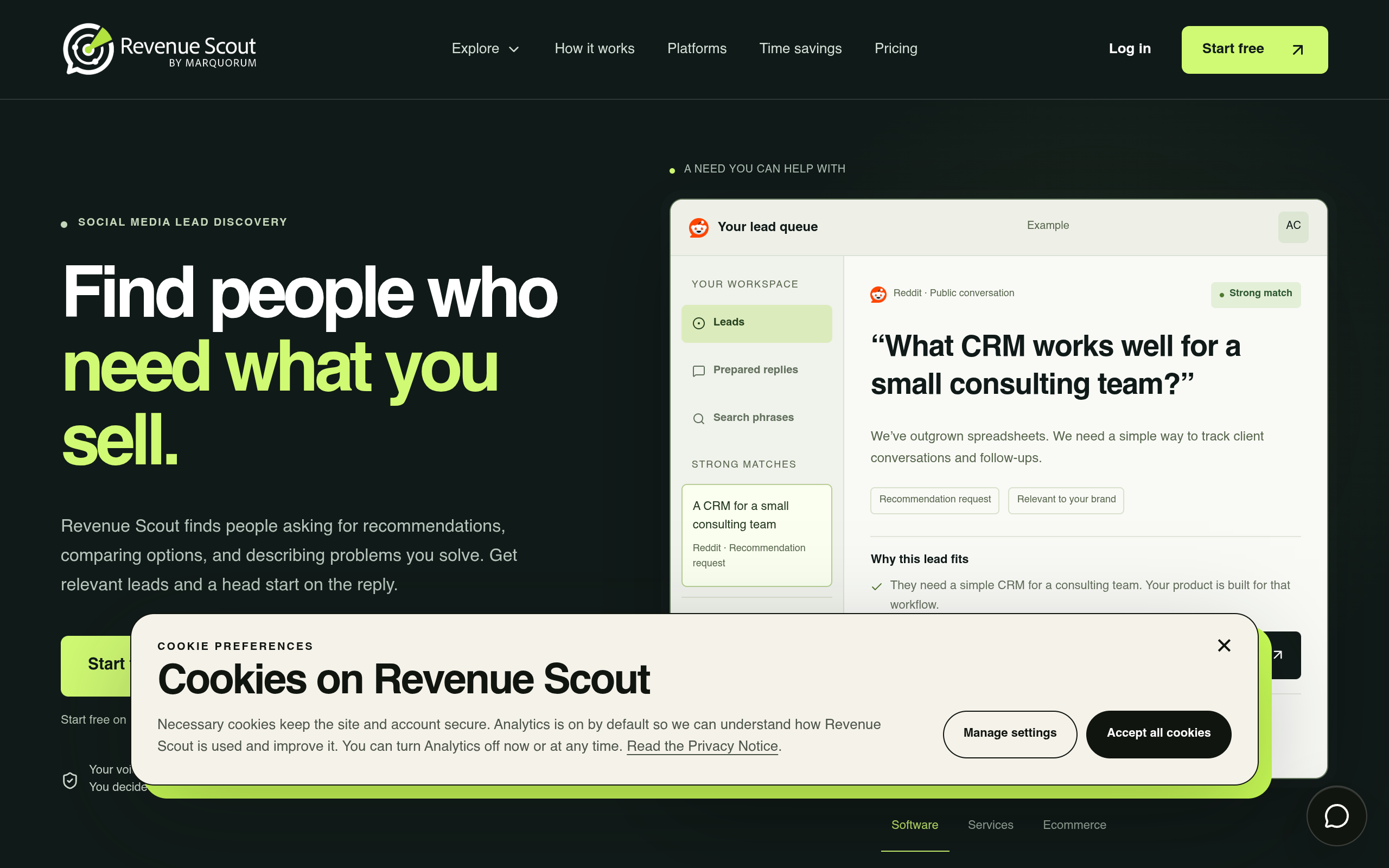 Revenue Scout screenshot, image 1