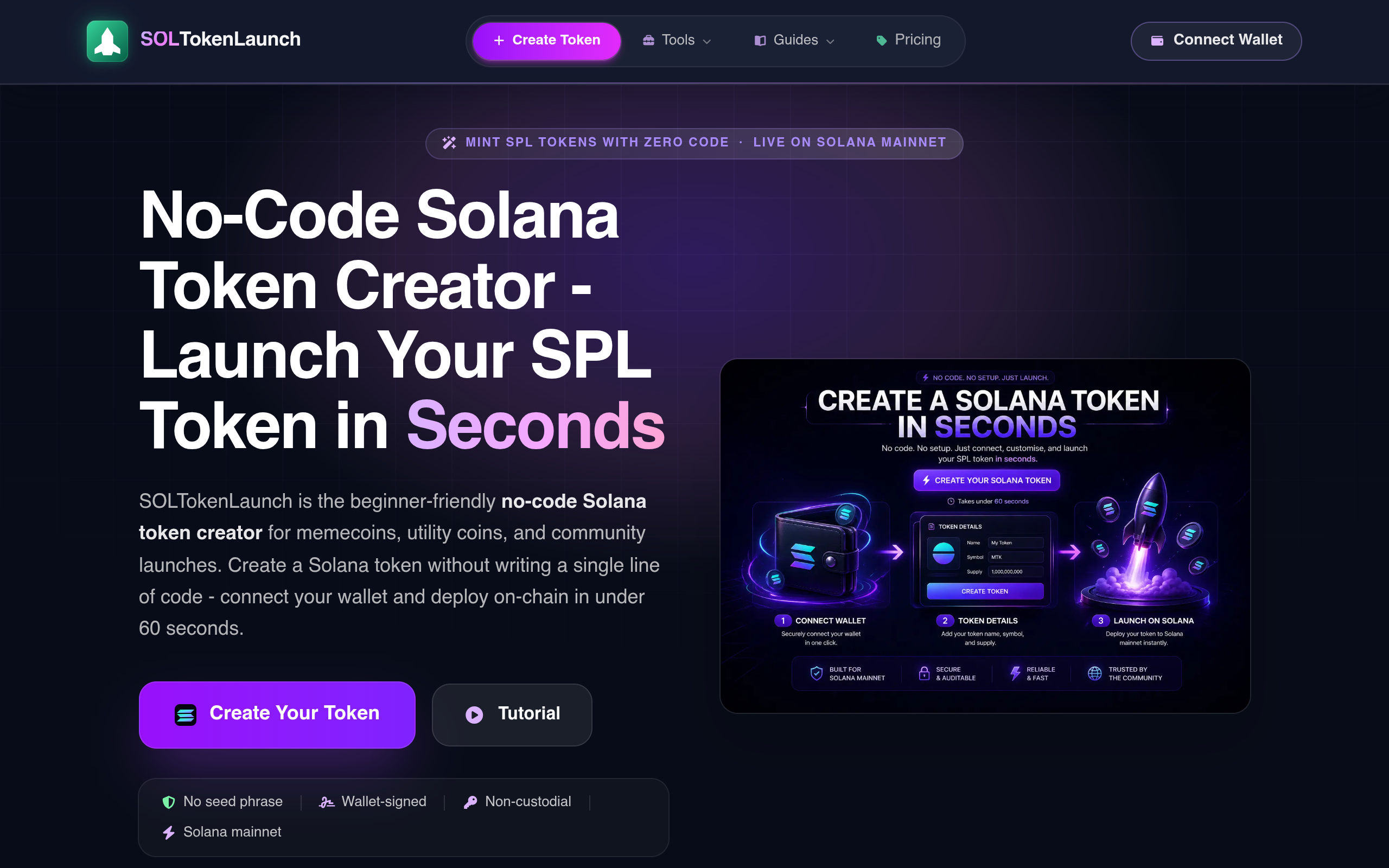 SOLTokenLaunch screenshot, image 1